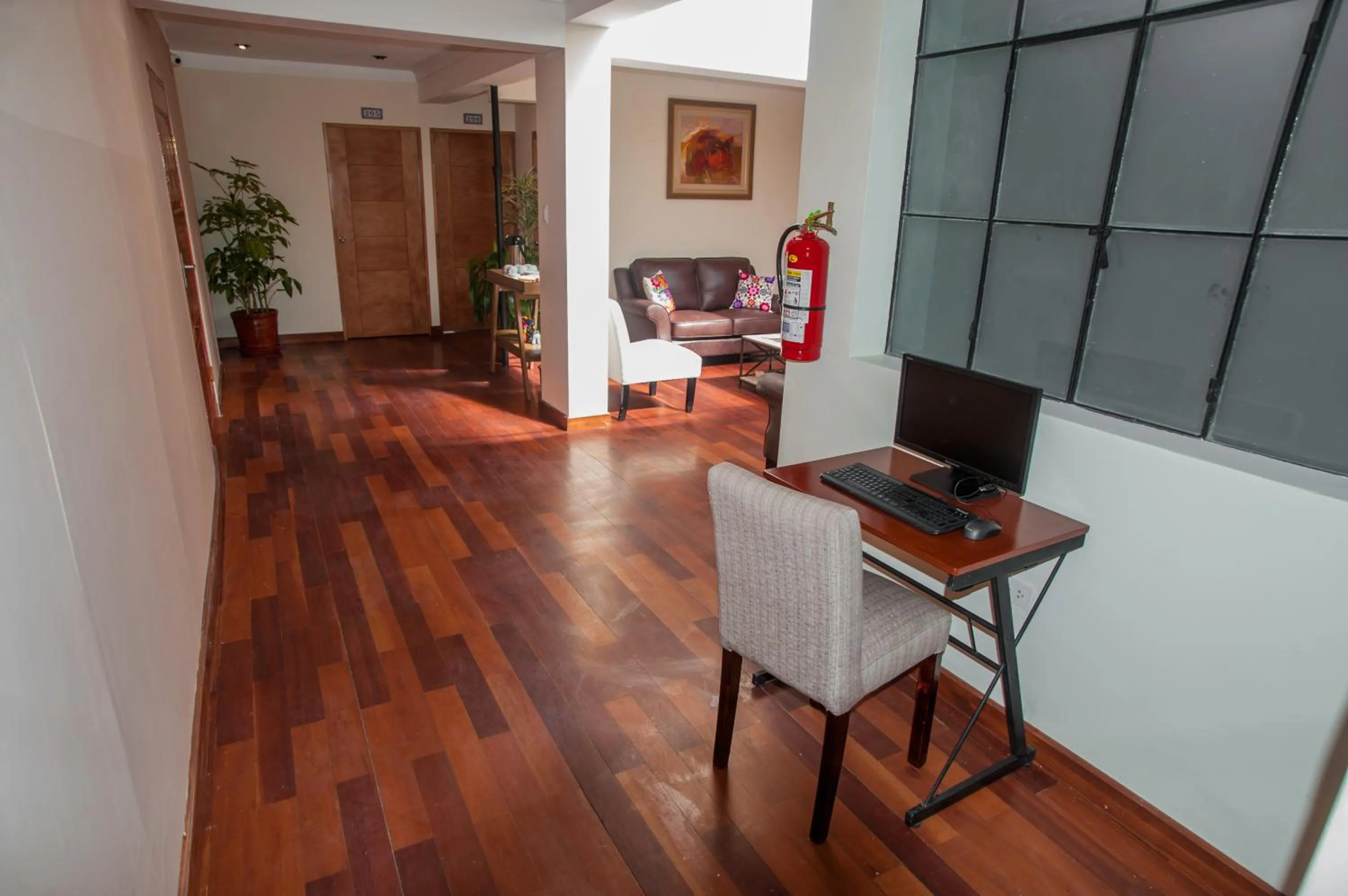 Living room in Casa Biru Hotel Boutique