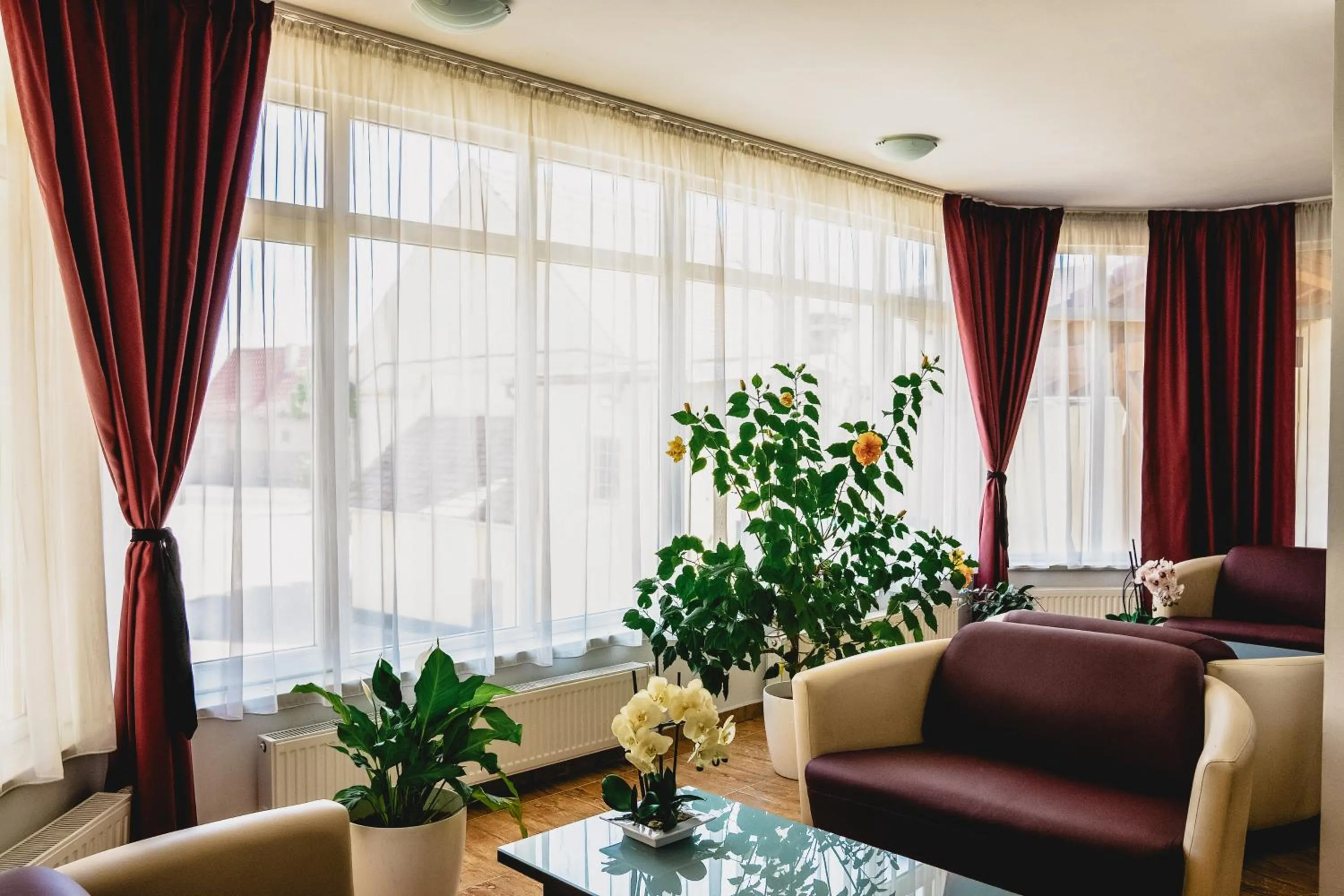 Seating area in Hotel Eden