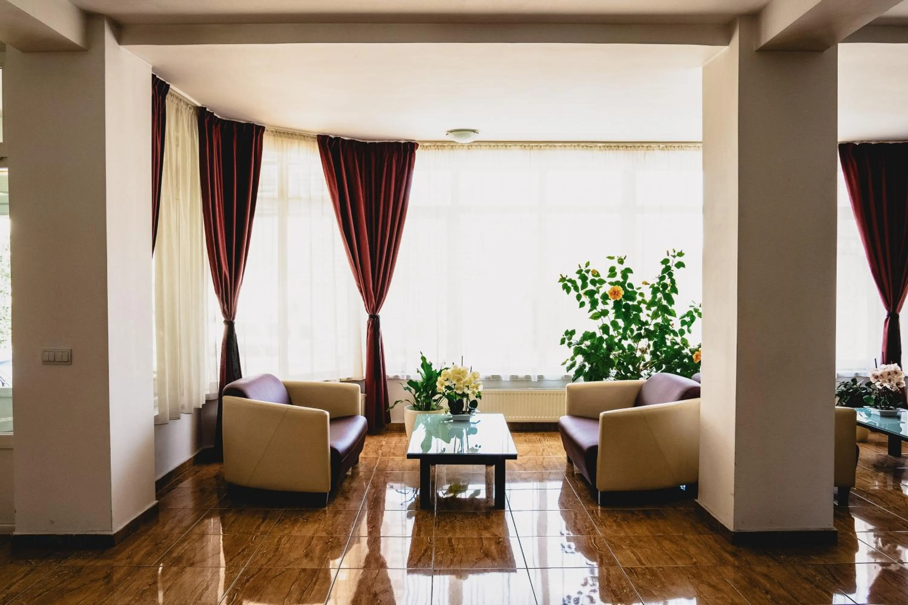 Seating area in Hotel Eden