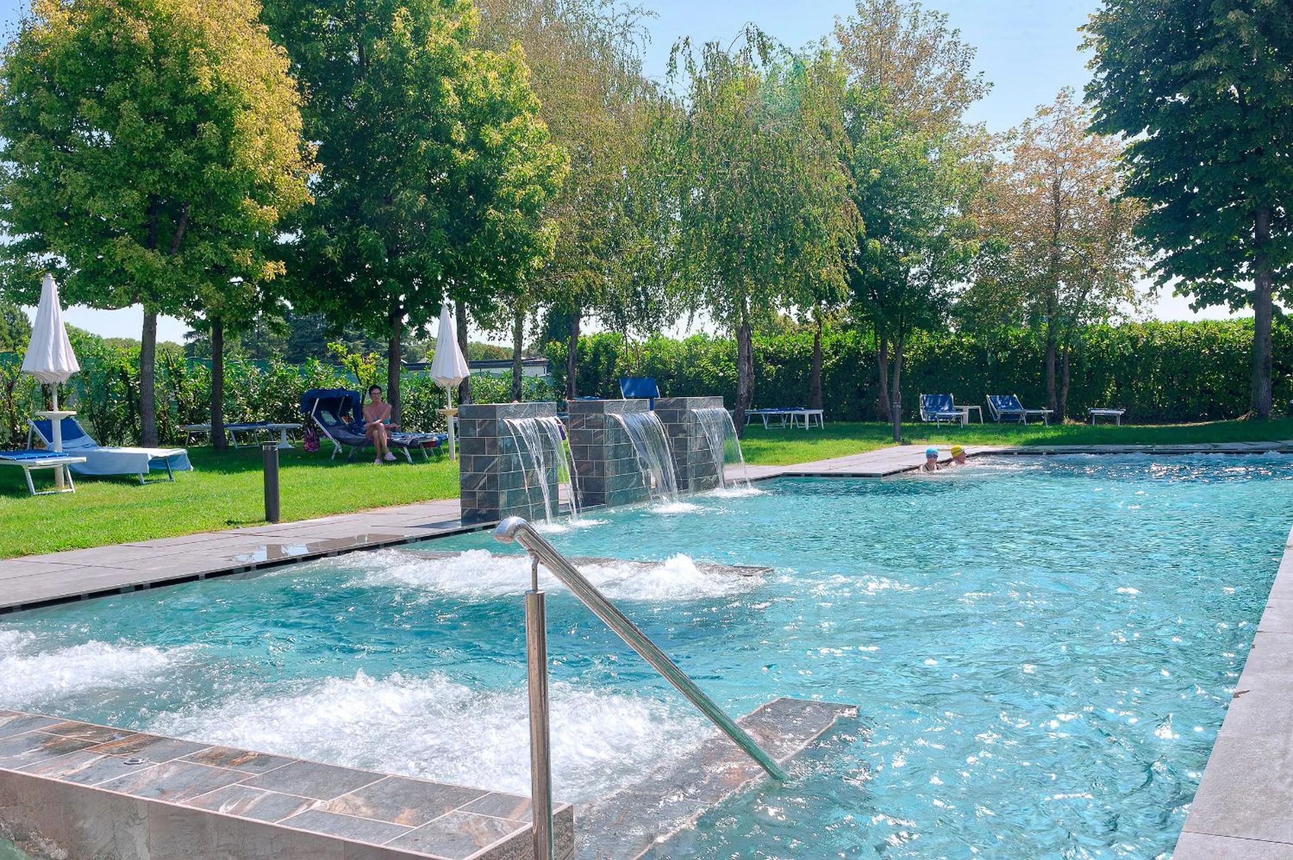Swimming pool in Hotel Terme Belsoggiorno
