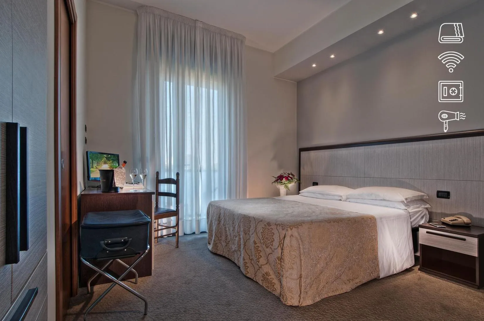 Bed in Hotel Terme Belsoggiorno