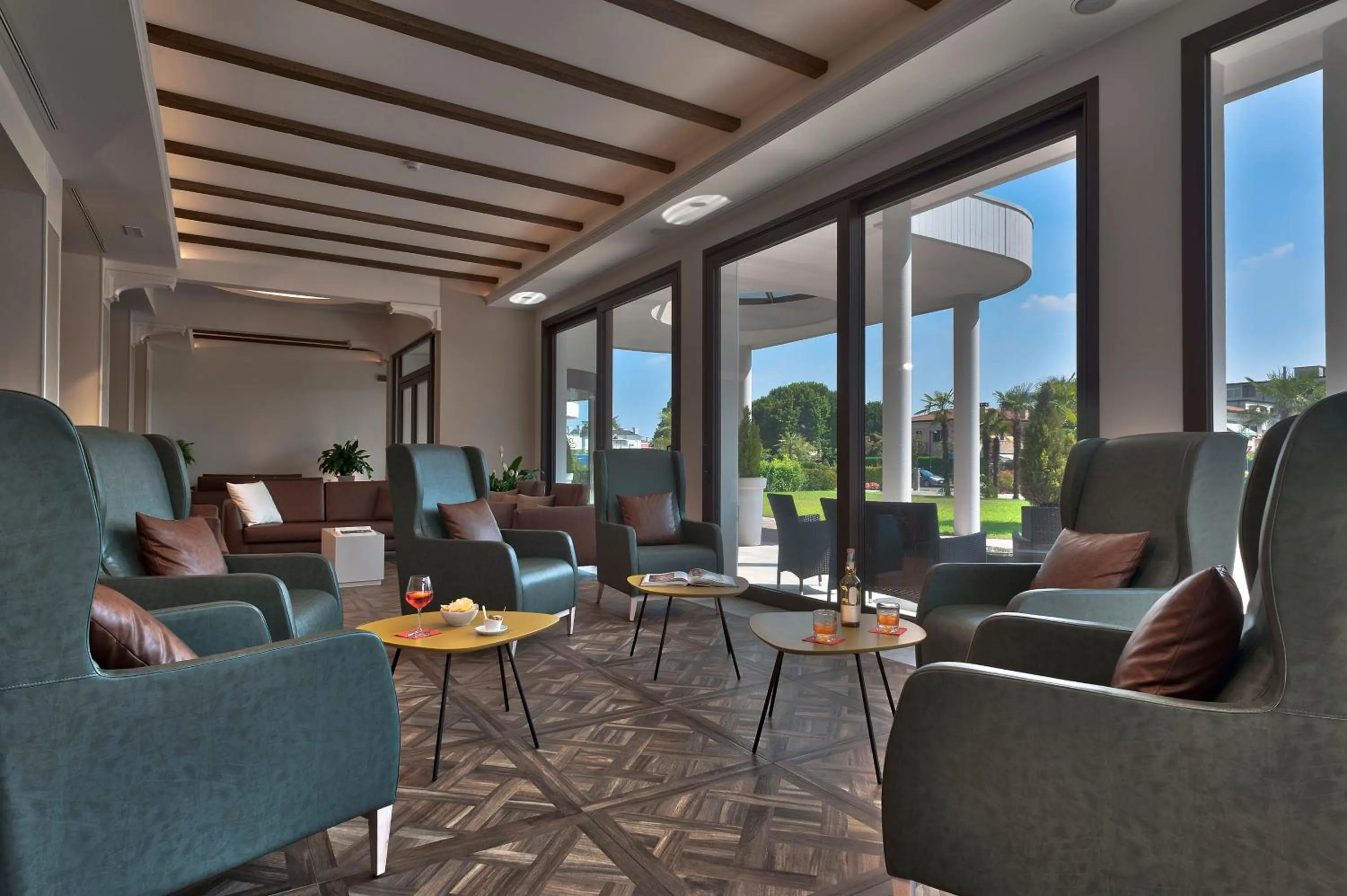 Lobby or reception in Hotel Terme Belsoggiorno