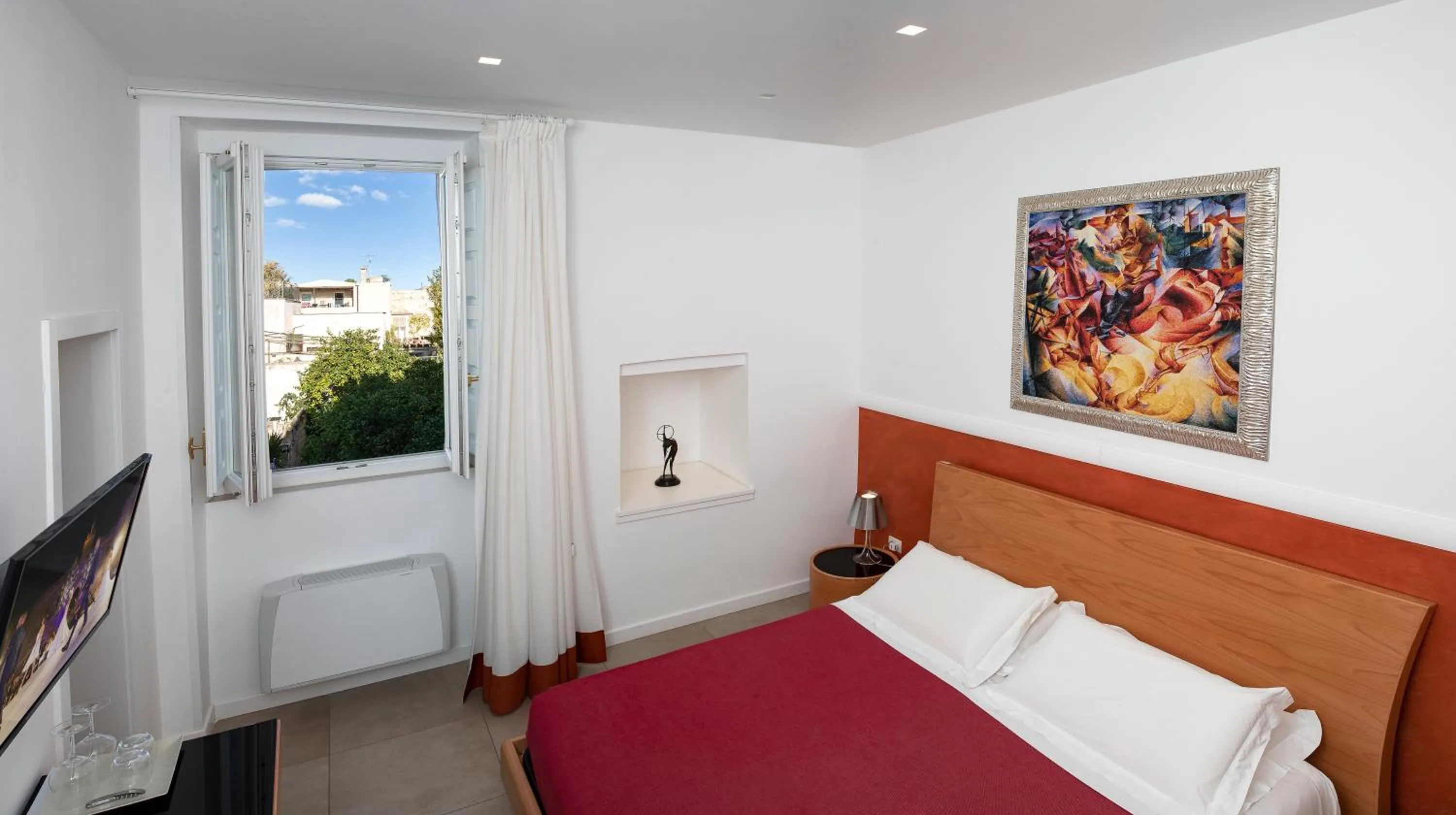 View (from property/room), Bed in Palazzo Marini B&B di Charme