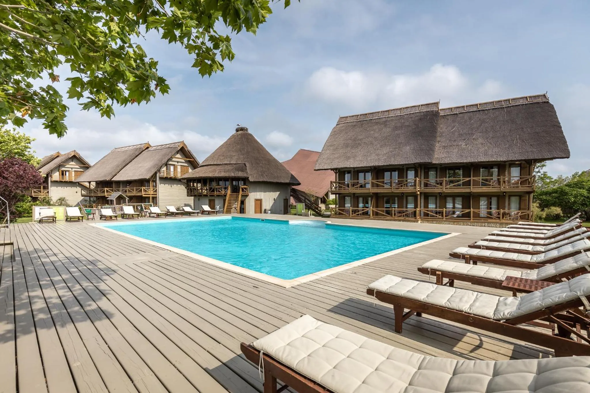 Swimming pool in Green Village Resort