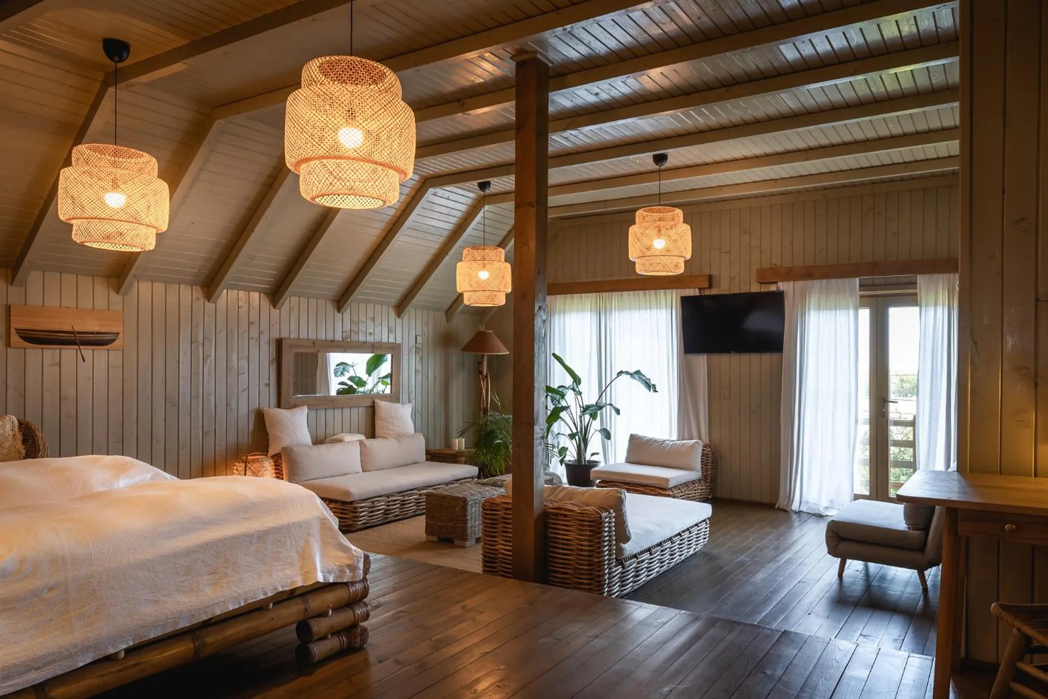 Photo of the whole room, Bed in Green Village Resort