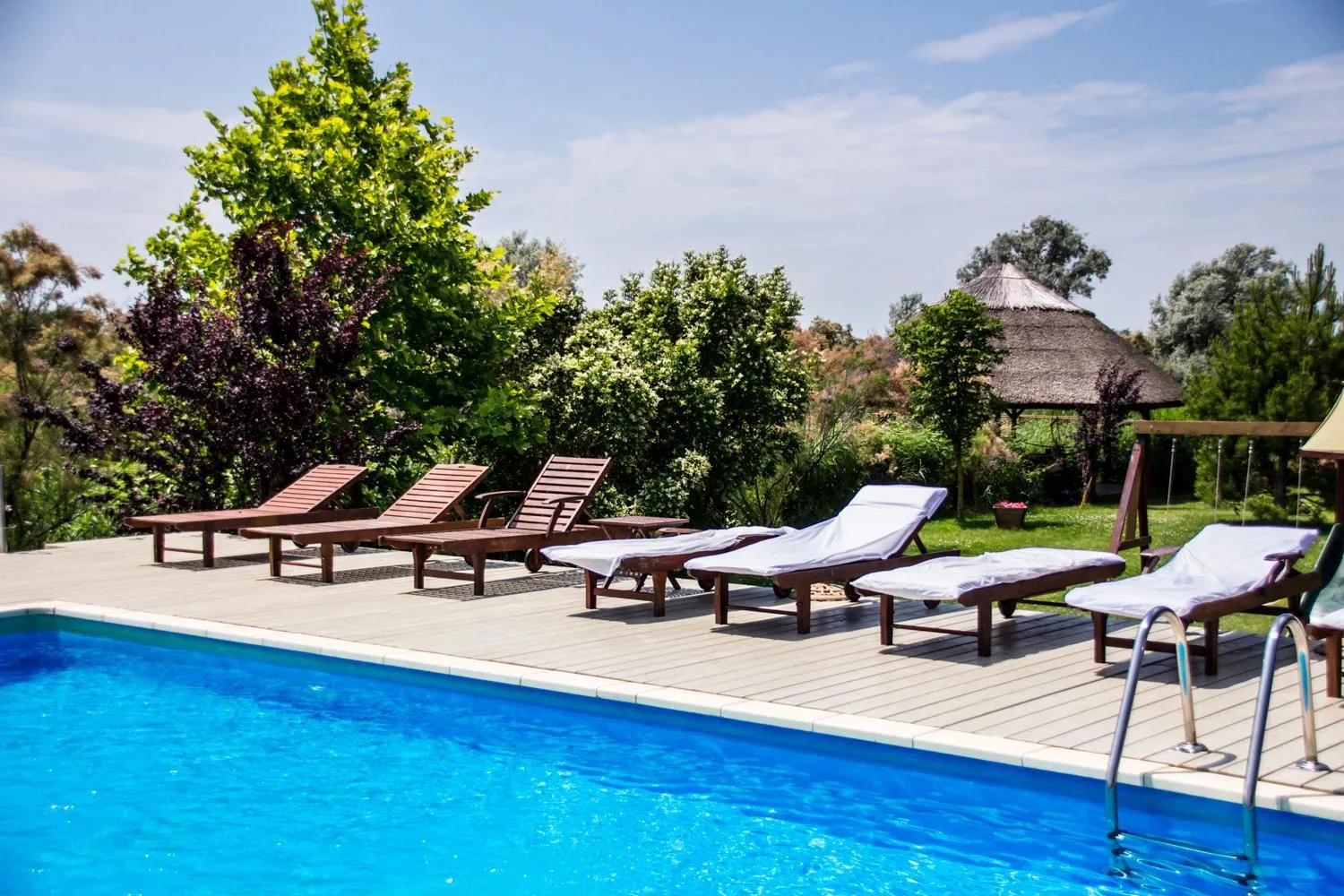Swimming pool in Green Village Resort
