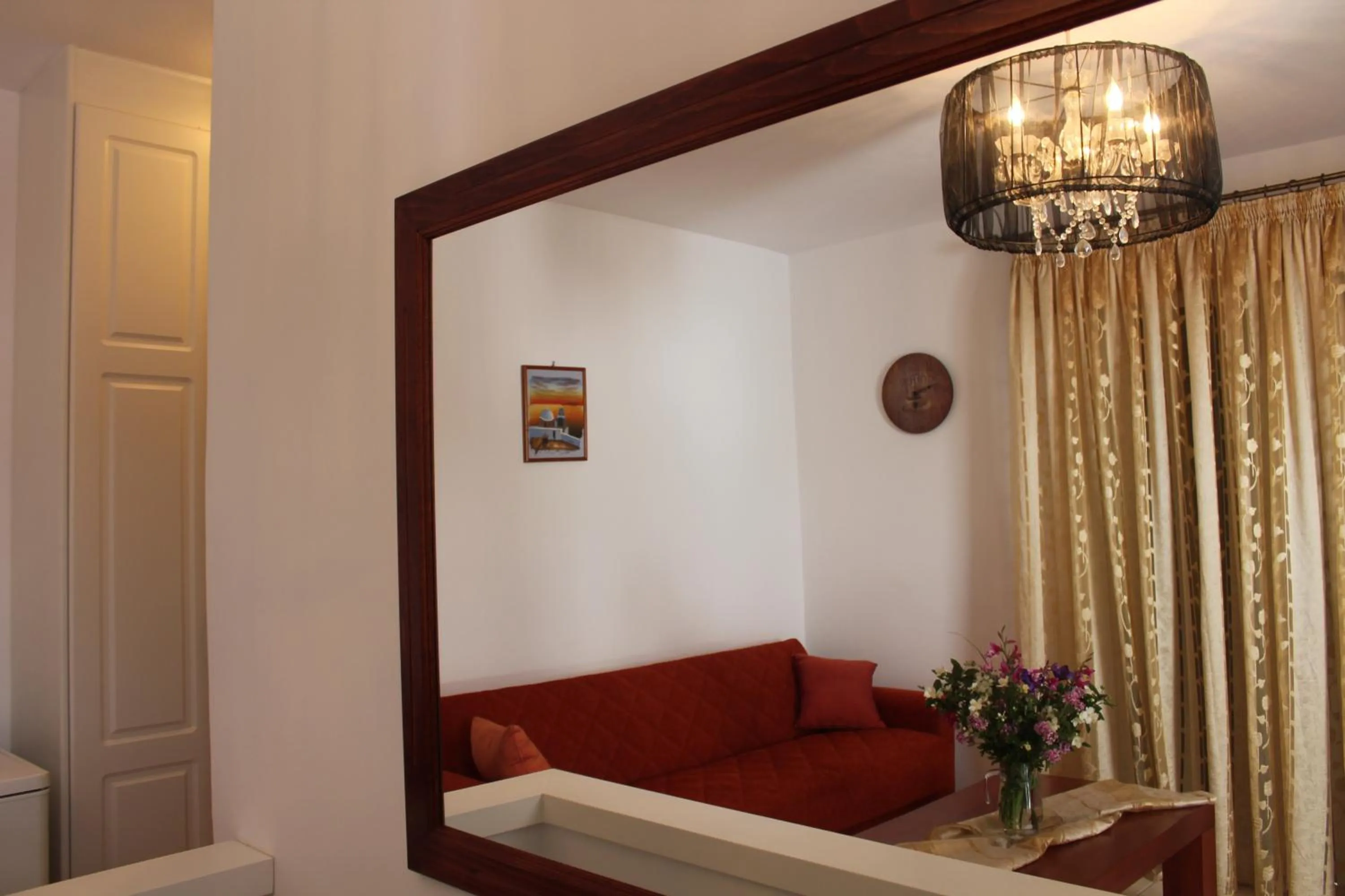 Bed in Glyfada Gorgona Apartments