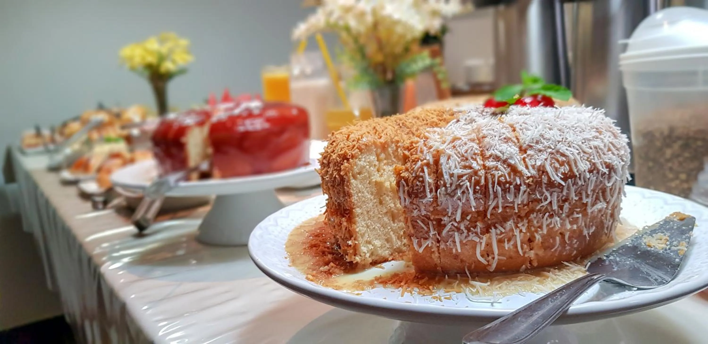 Food and drinks in Hotel Pousada Calliandra