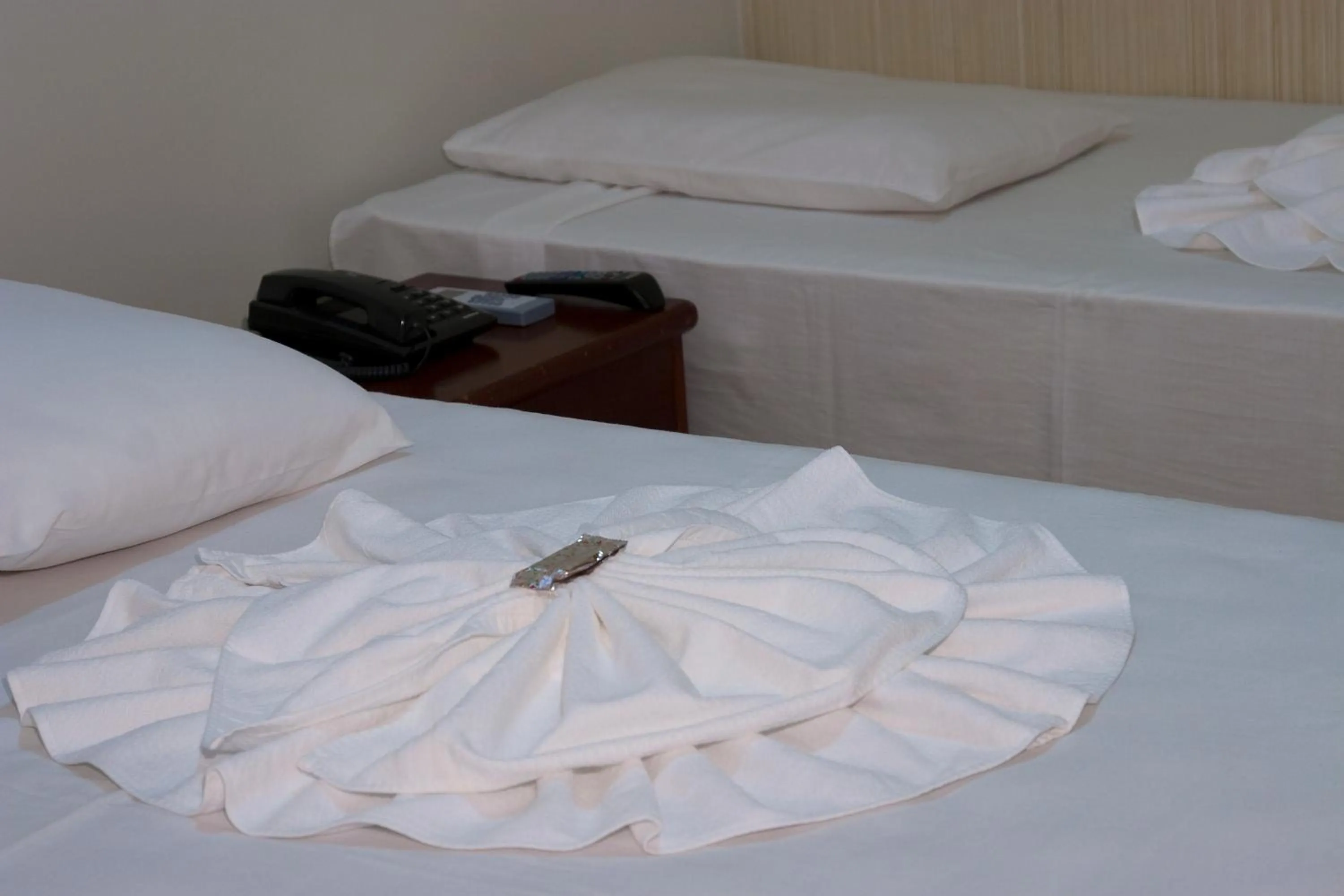 Bed in Hotel Pousada Calliandra
