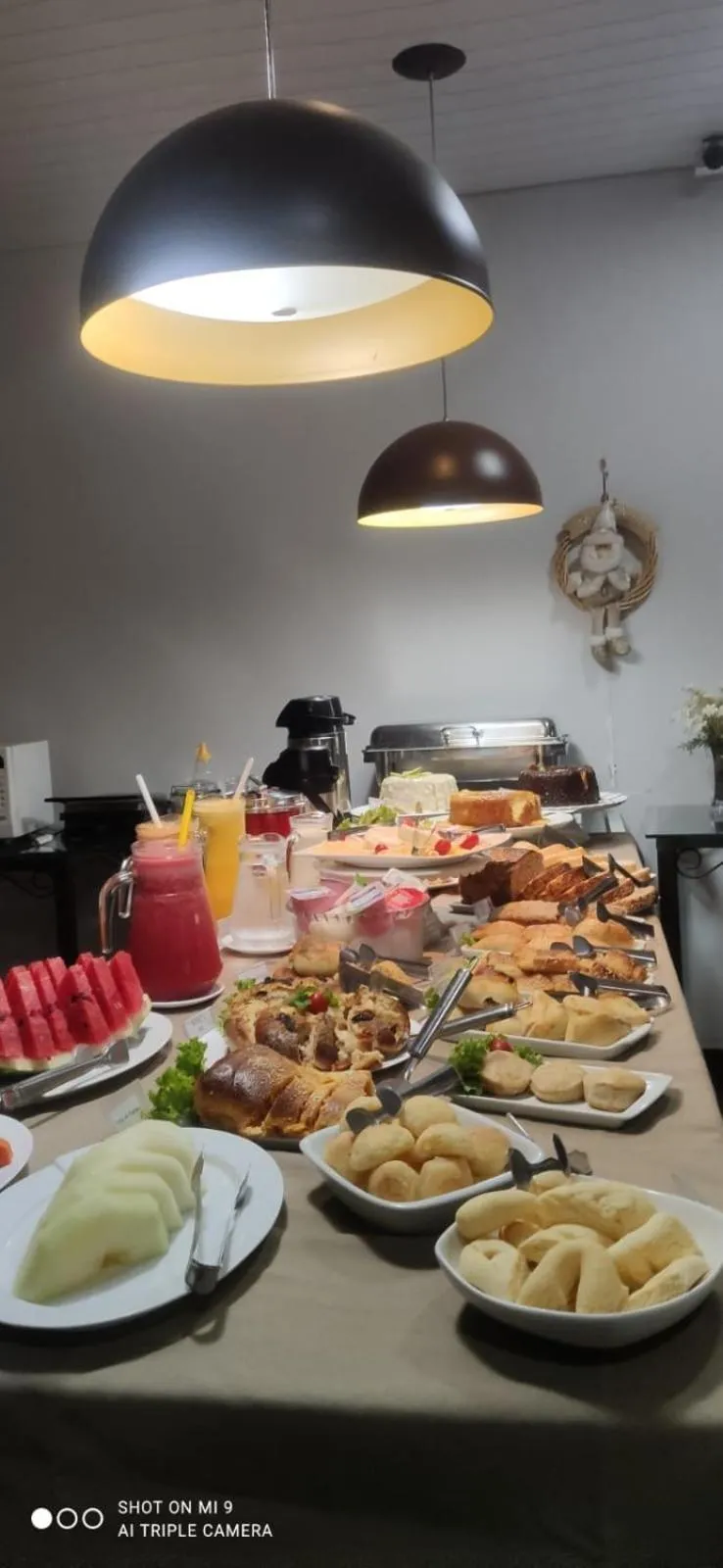 Food and drinks in Hotel Pousada Calliandra