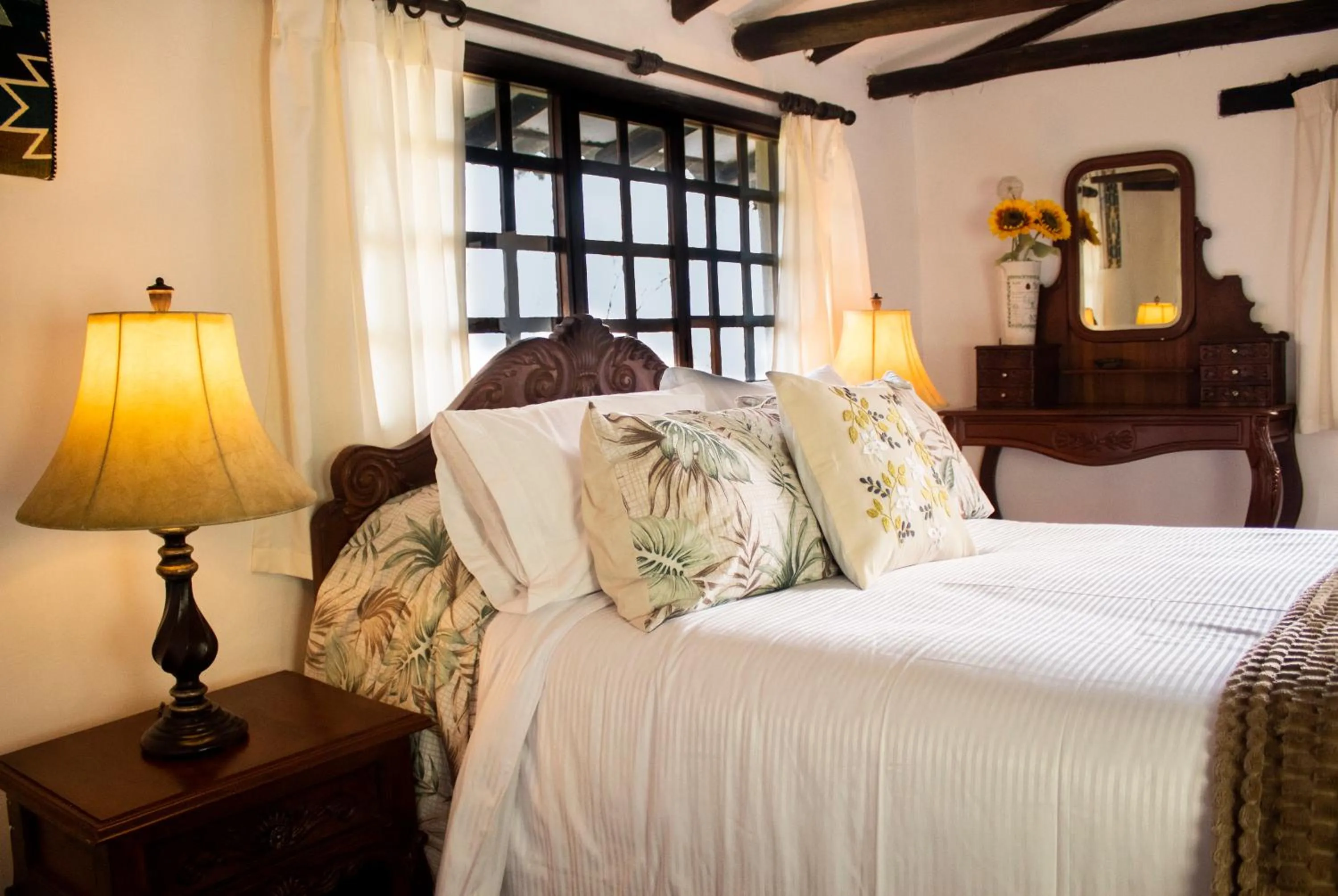 Bed in Hacienda San Isidro Trails & Experiences