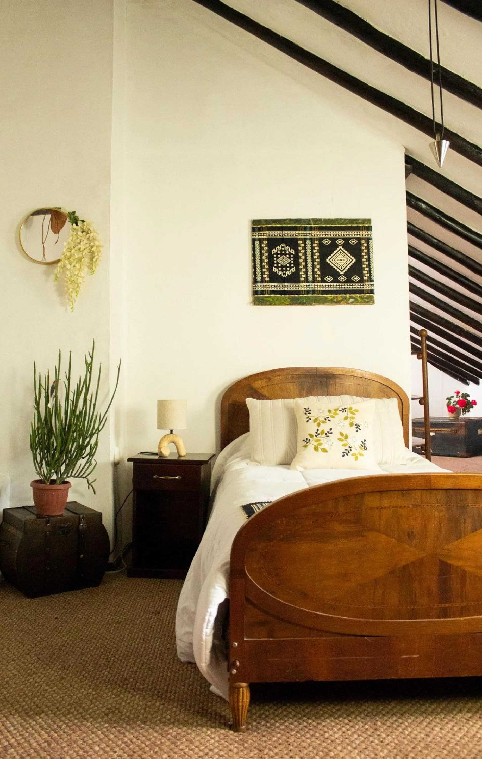 Bed in Hacienda San Isidro Trails & Experiences