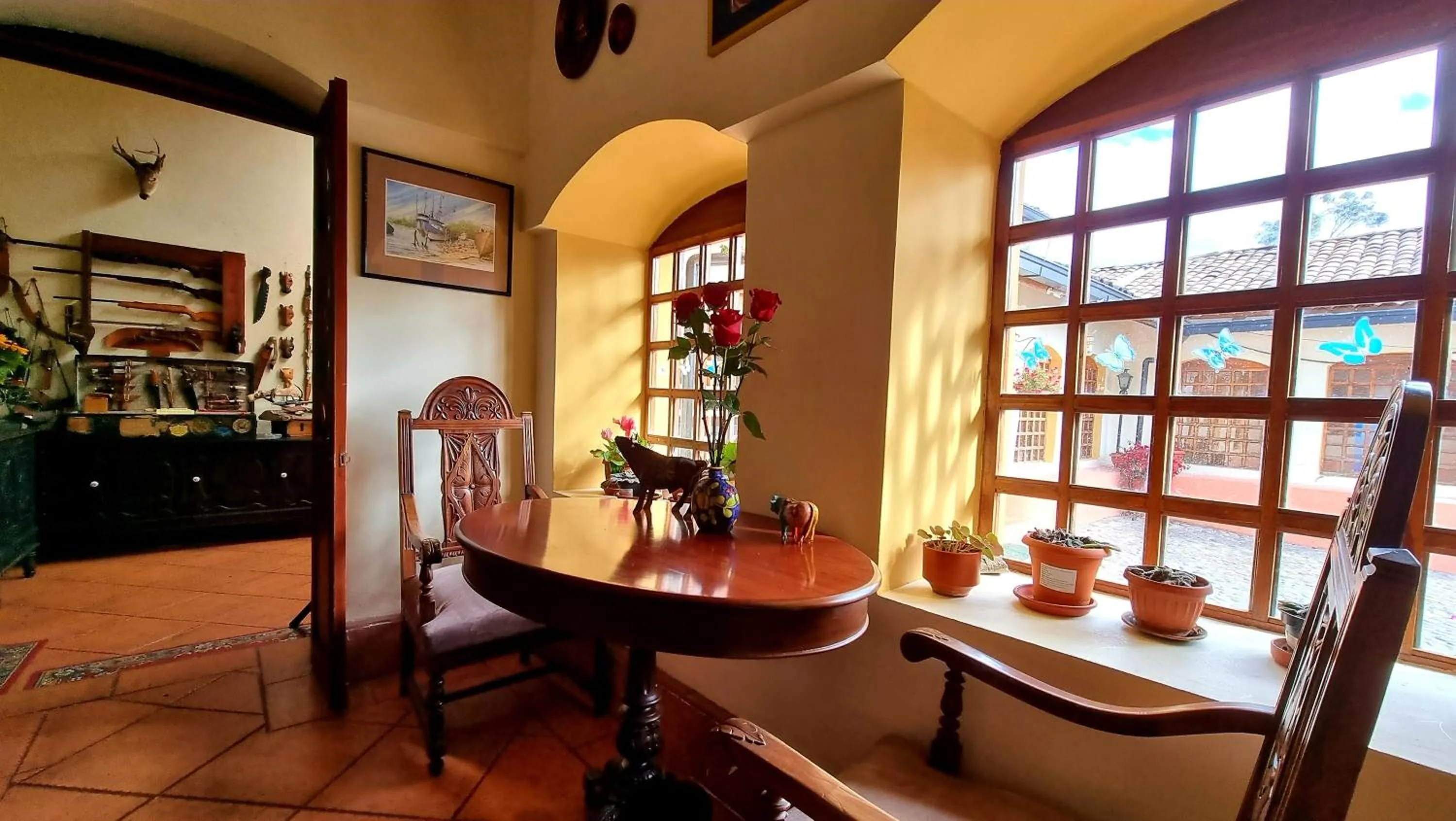 Living room in Hacienda San Isidro Trails & Experiences