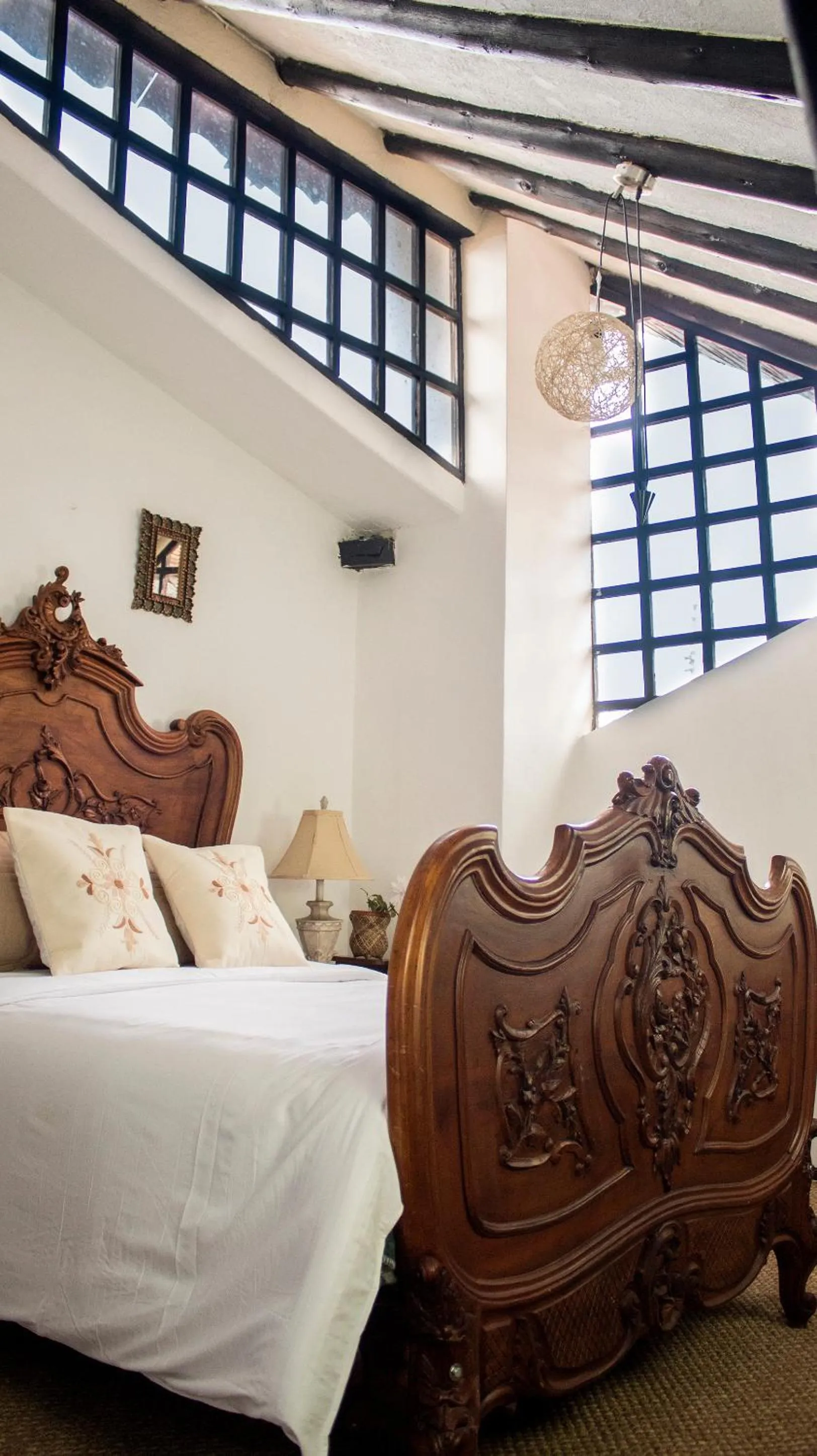 Bed in Hacienda San Isidro Trails & Experiences