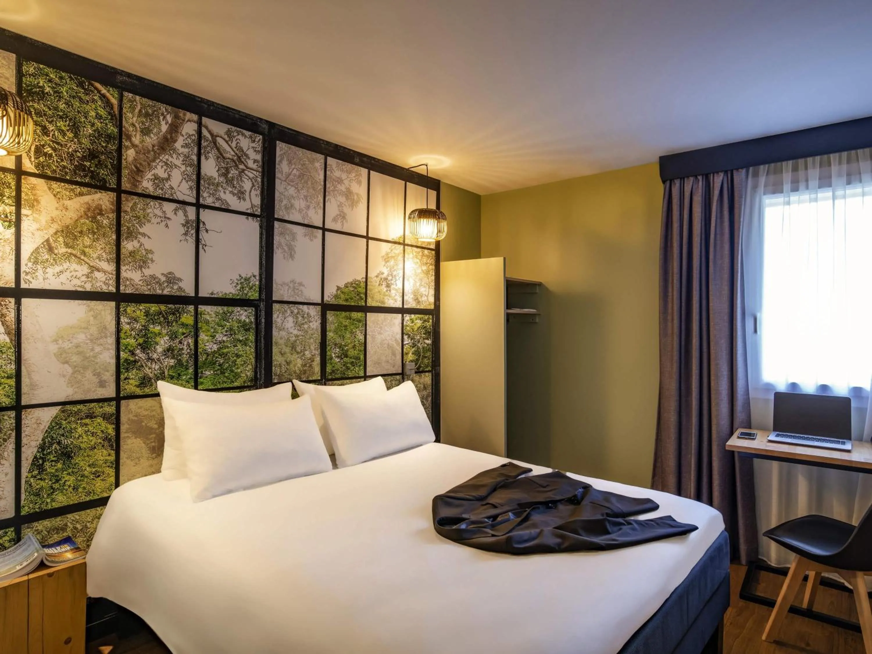Bedroom, Bed in ibis Styles Parc des Expositions de Villepinte