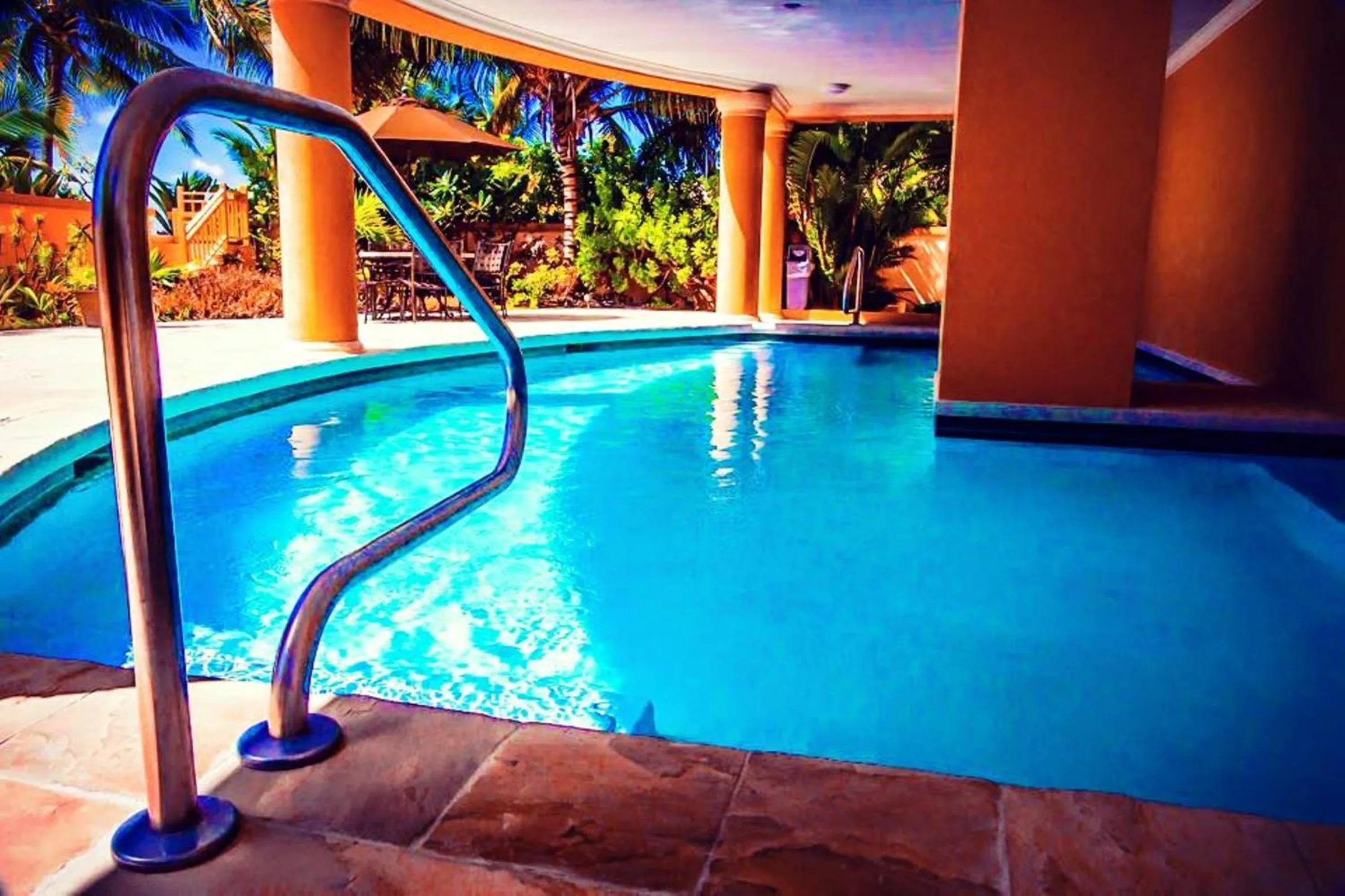 Swimming pool in White Sands Beach Condos