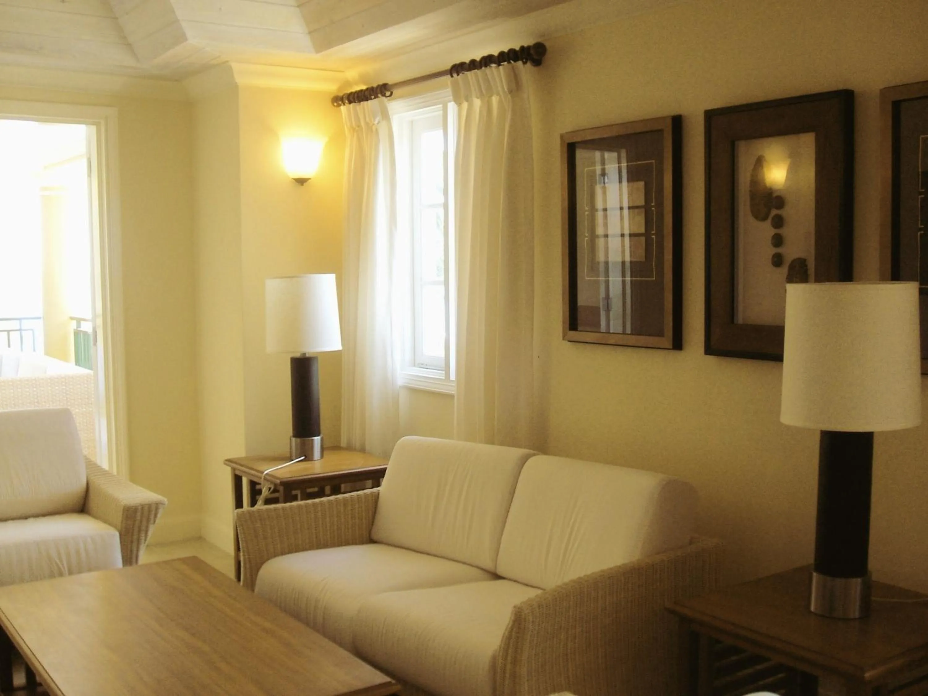 Living room, Bed in White Sands Beach Condos