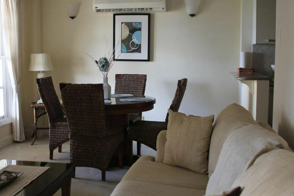 Living room in White Sands Beach Condos