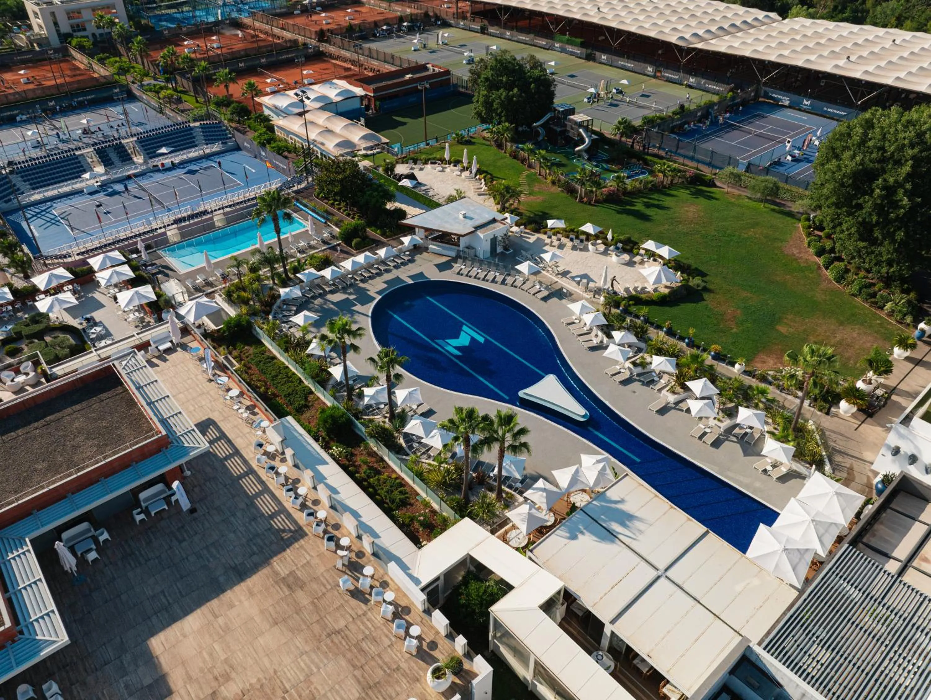 Bird's eye view in Mouratoglou Hotel & Resort