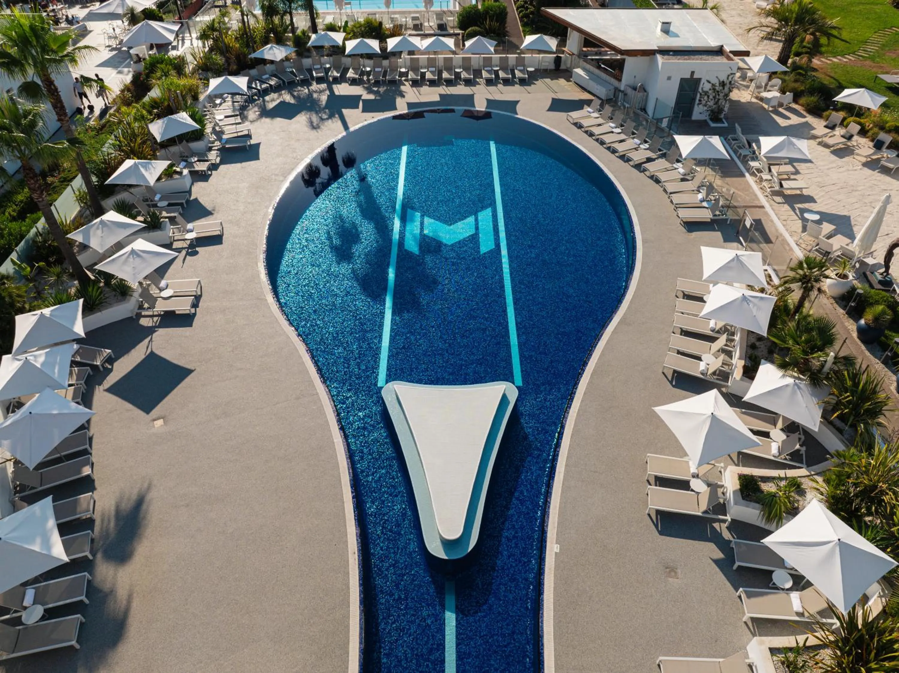 Pool view in Mouratoglou Hotel & Resort