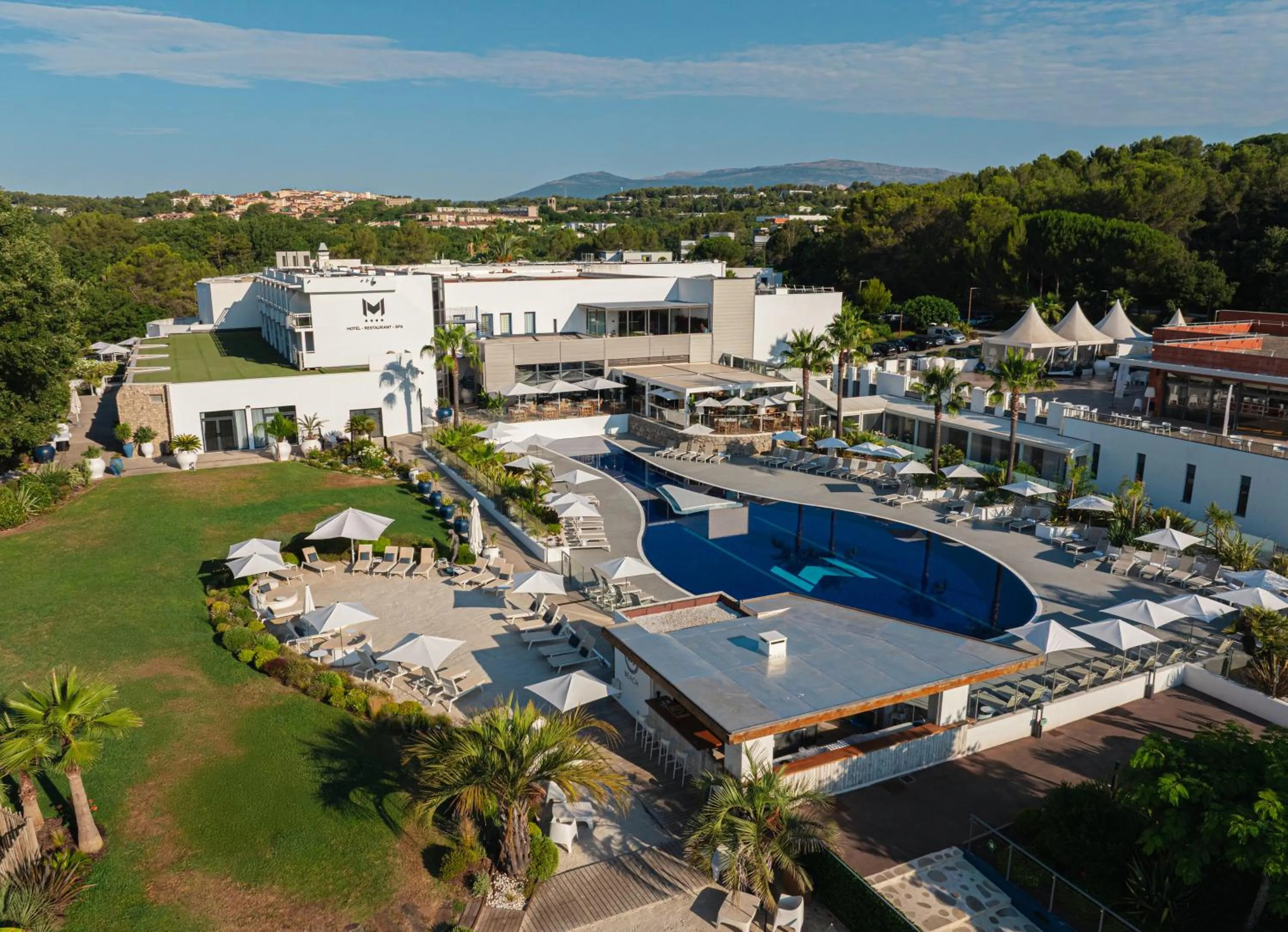 Bird's eye view in Mouratoglou Hotel & Resort