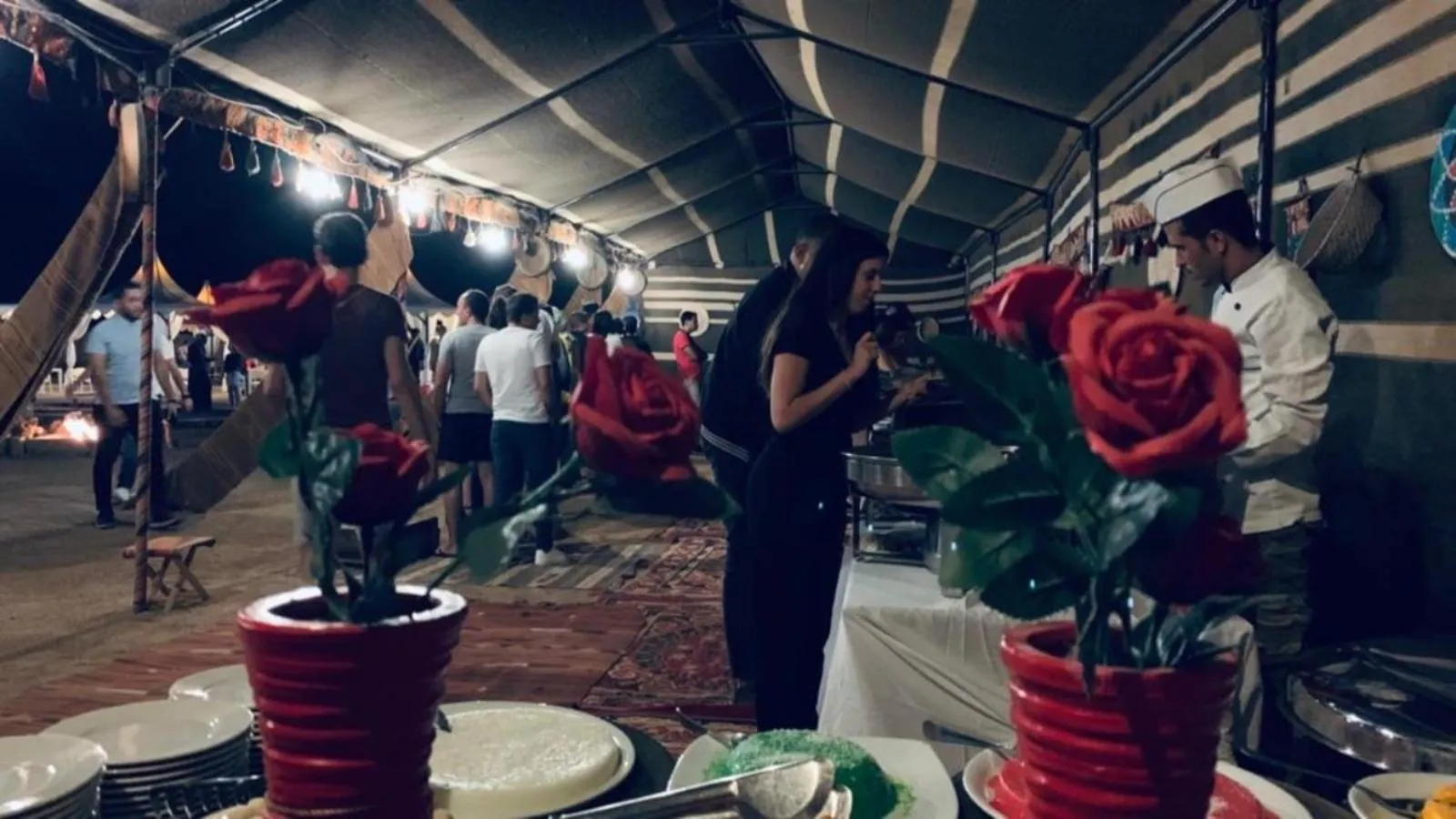 People in Al Sultana Luxury Camp