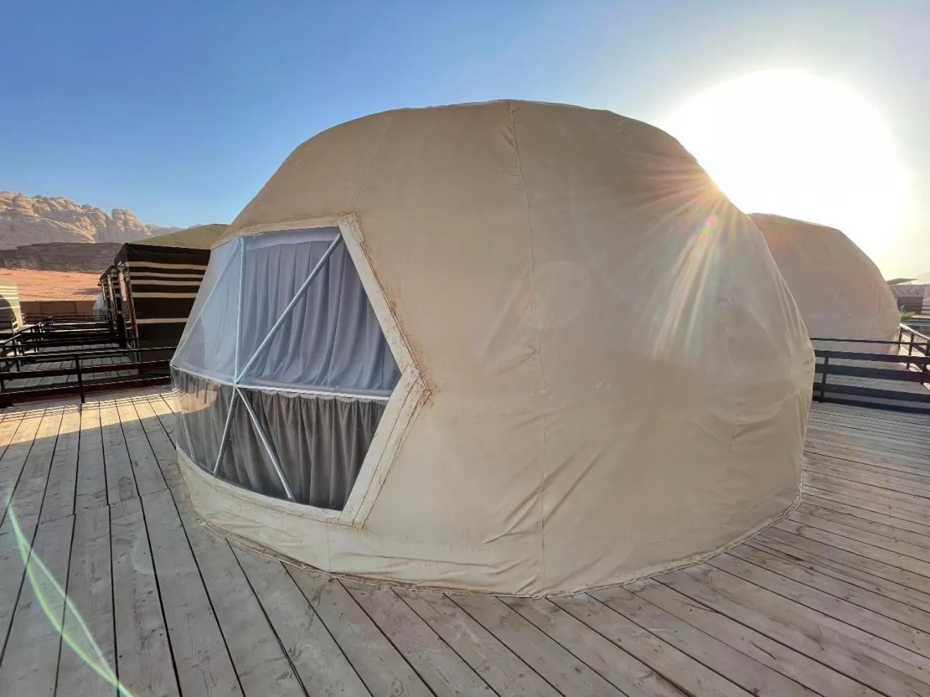 Guests in Al Sultana Luxury Camp