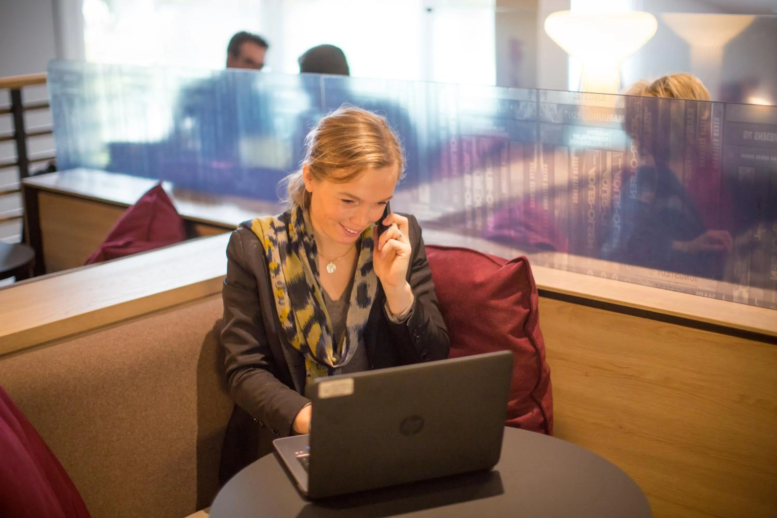 Lounge or bar in Novotel Lille Aéroport
