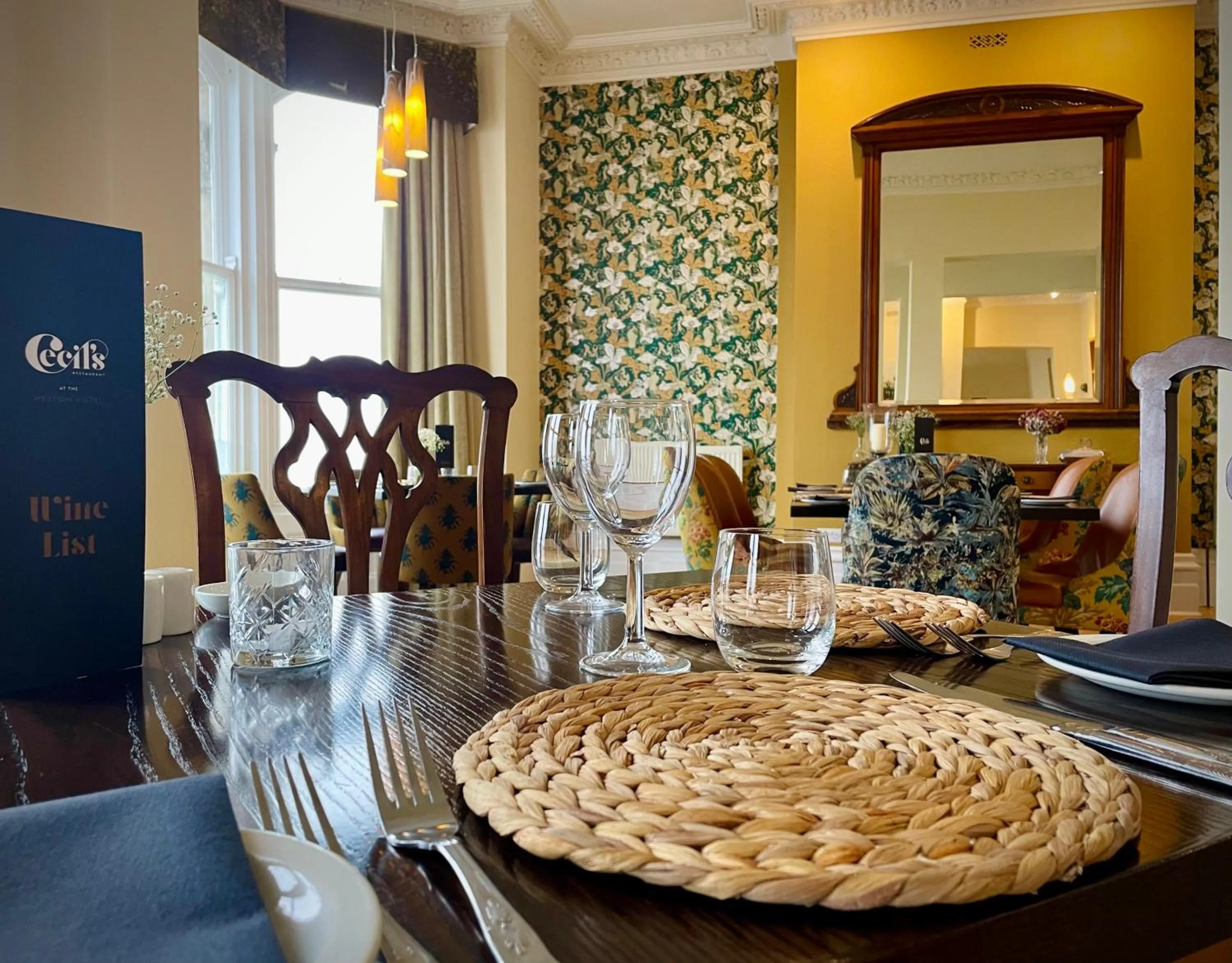 Restaurant/places to eat in Weston Hotel