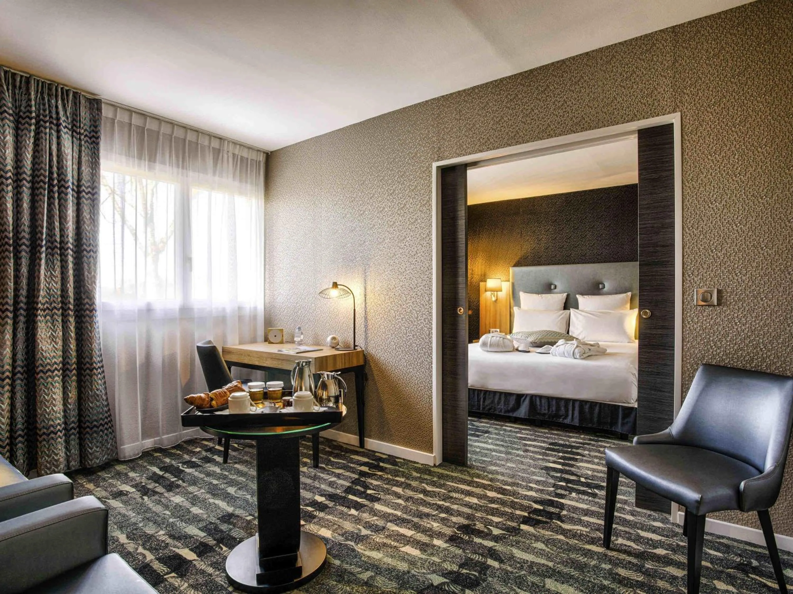 Bedroom, Bed in Mercure Cabourg Hôtel & Spa