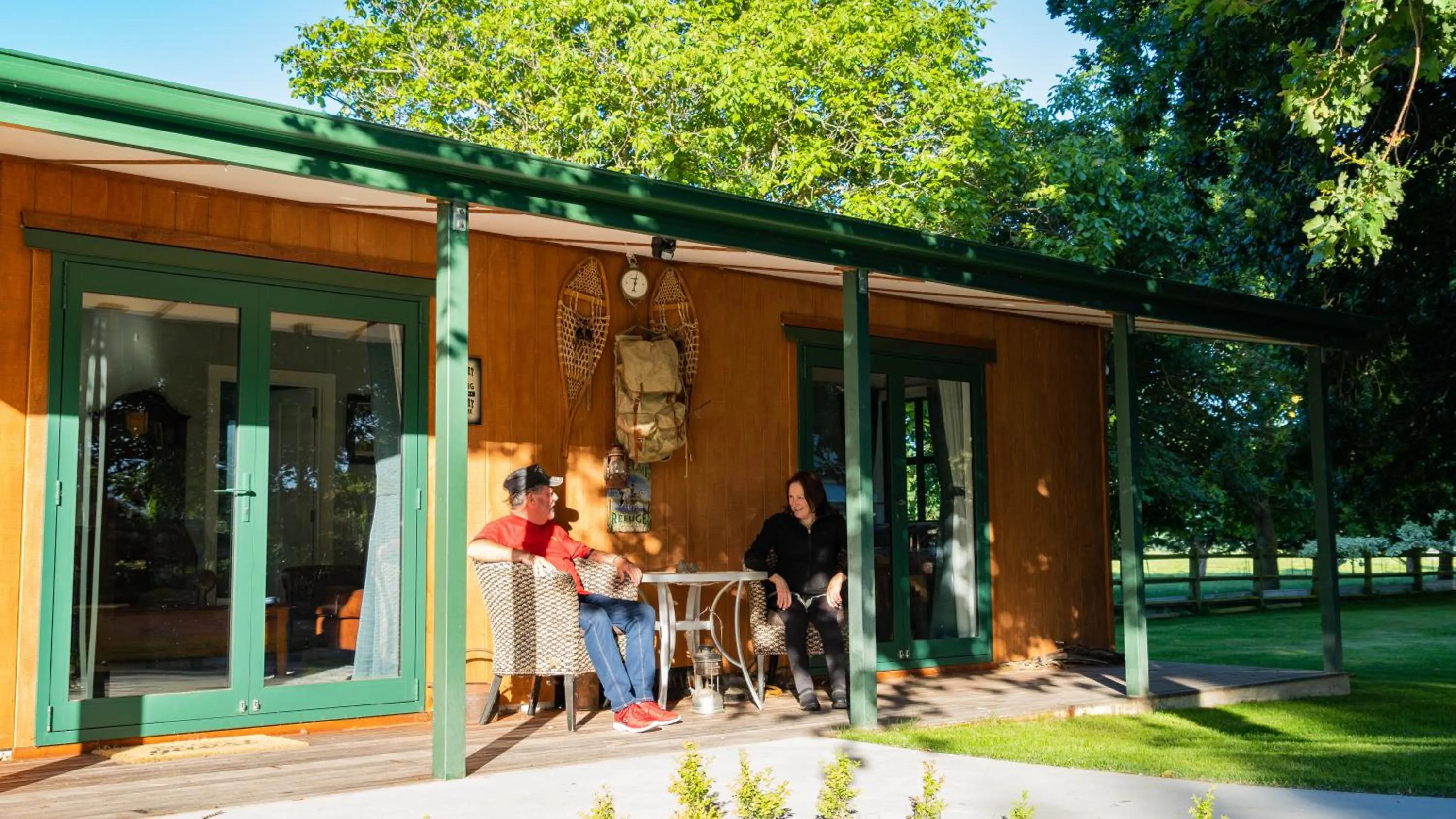 Patio in The Jolly Poacher Retreat