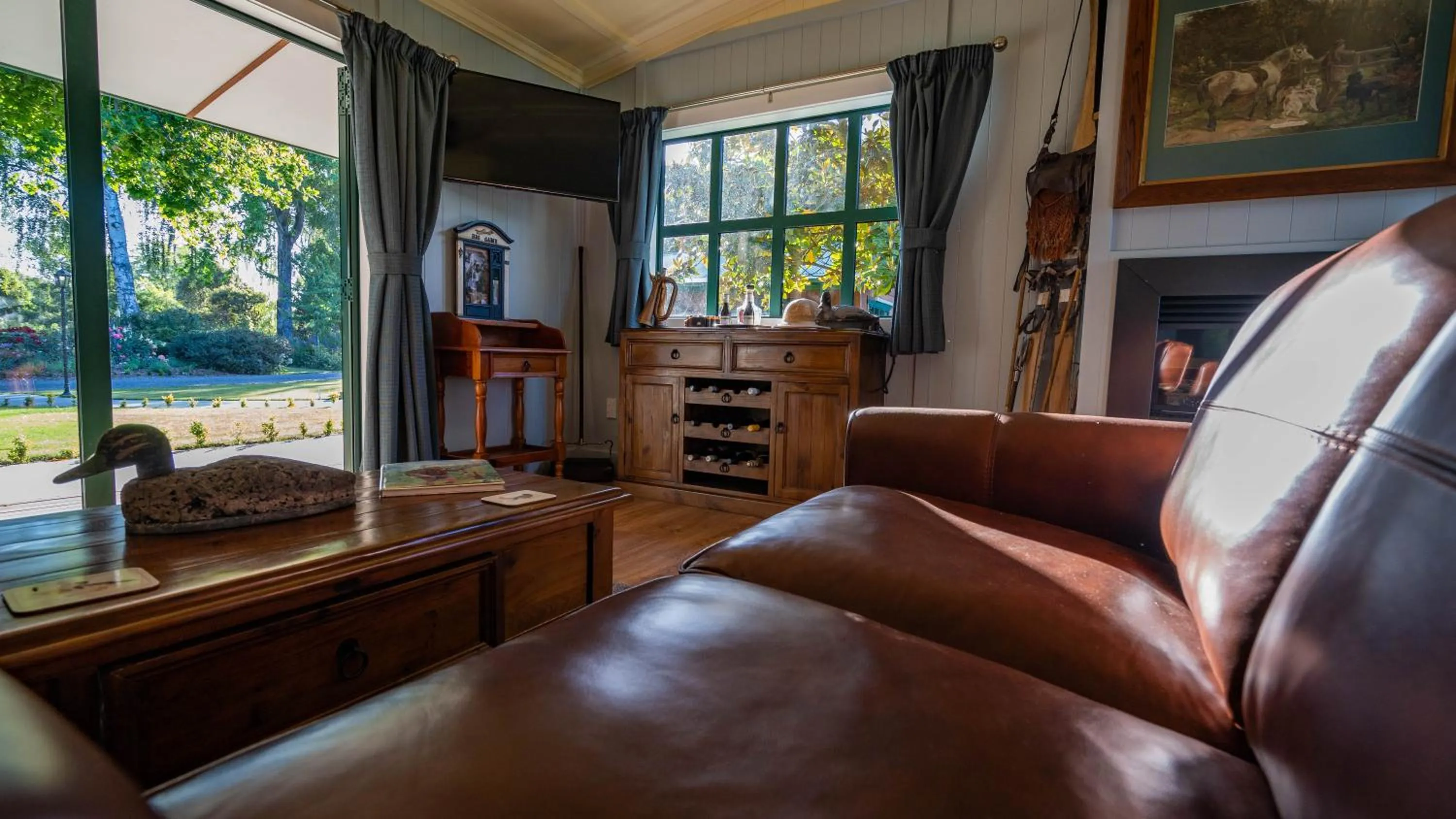 Living room in The Jolly Poacher Retreat