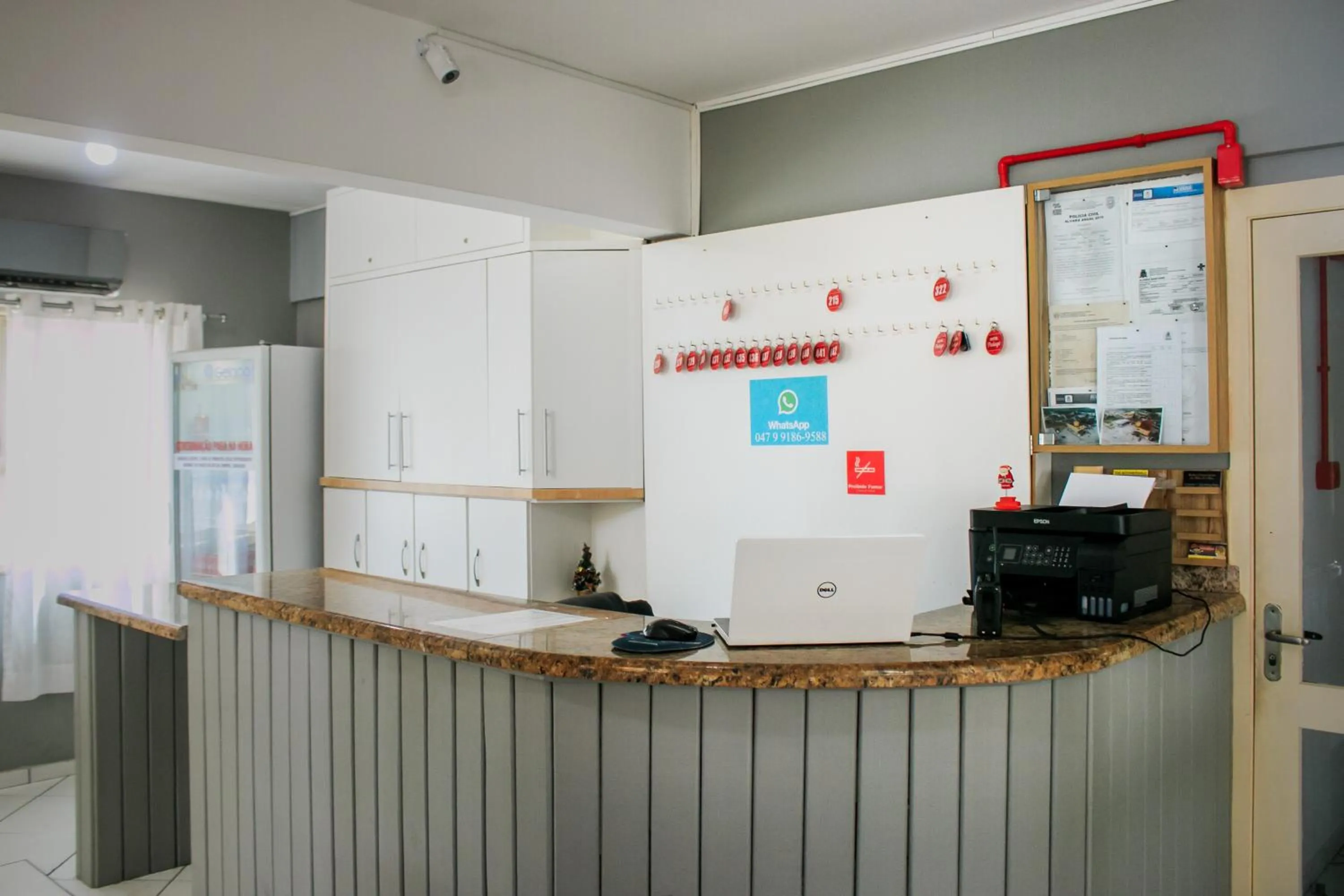 Lobby or reception in Hotel Palugi