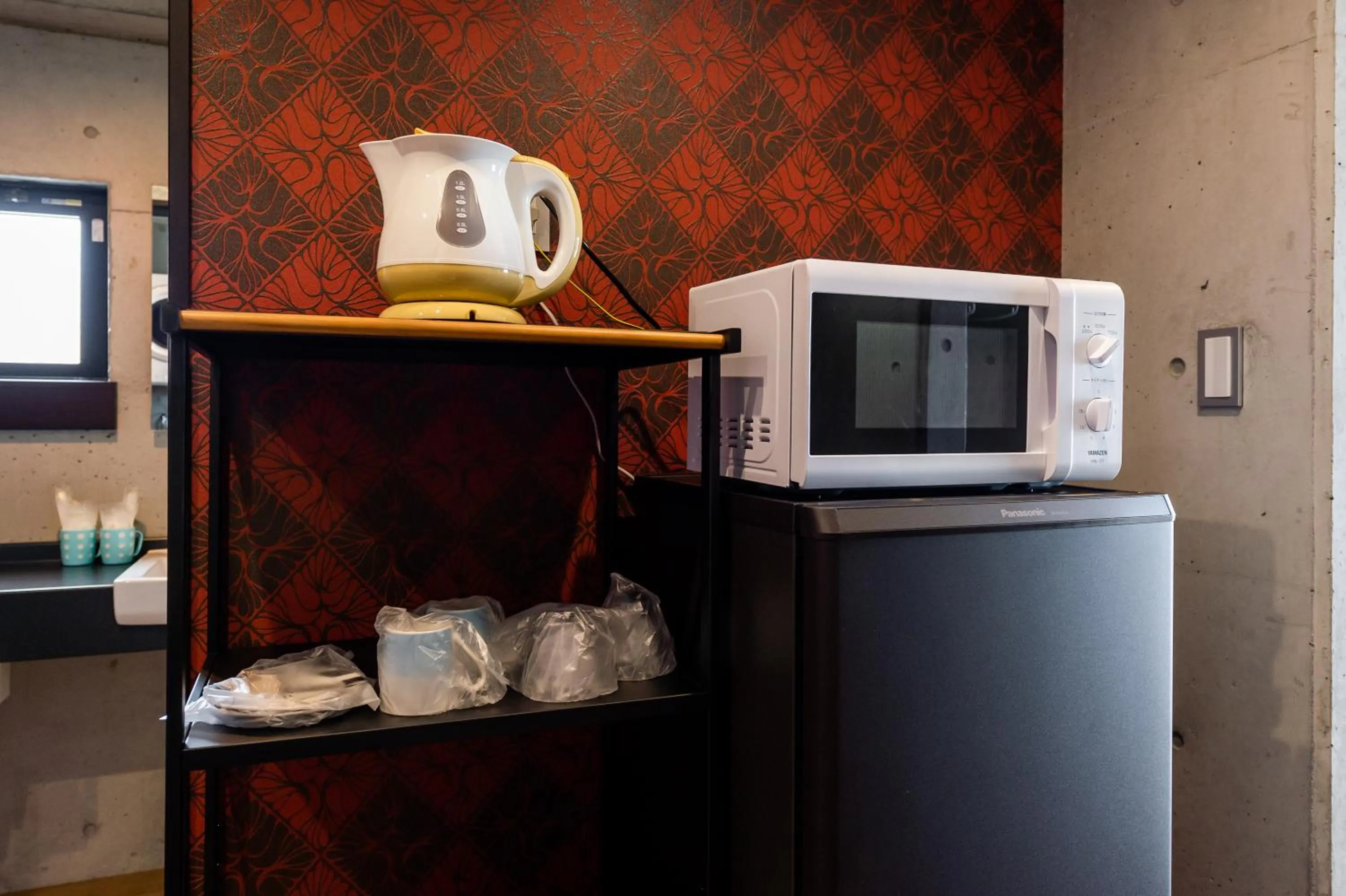 Kitchen or kitchenette in Hotel Little Island Okinawa Matsuyama