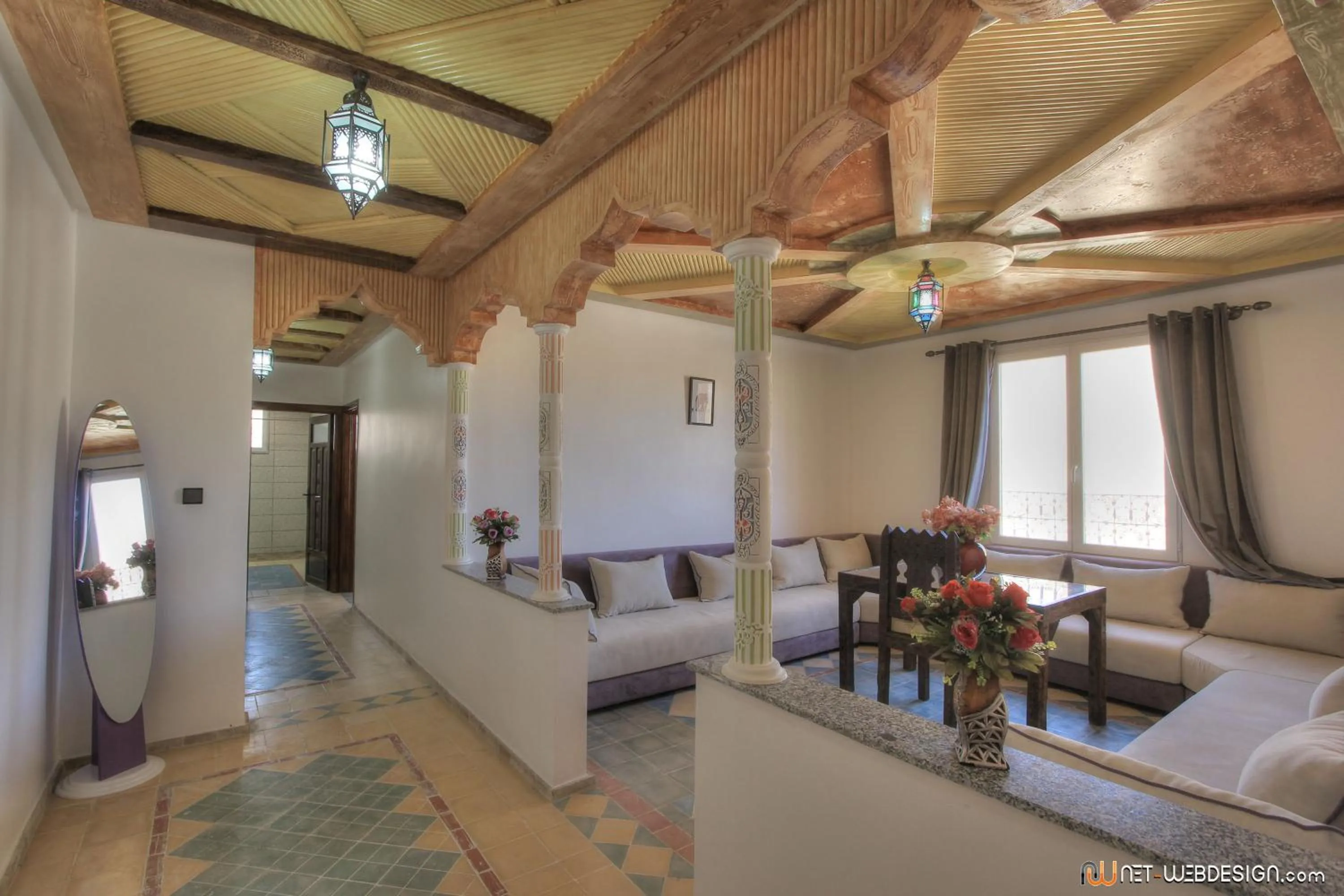 Living room, Bed in Hotel New Mars Dades