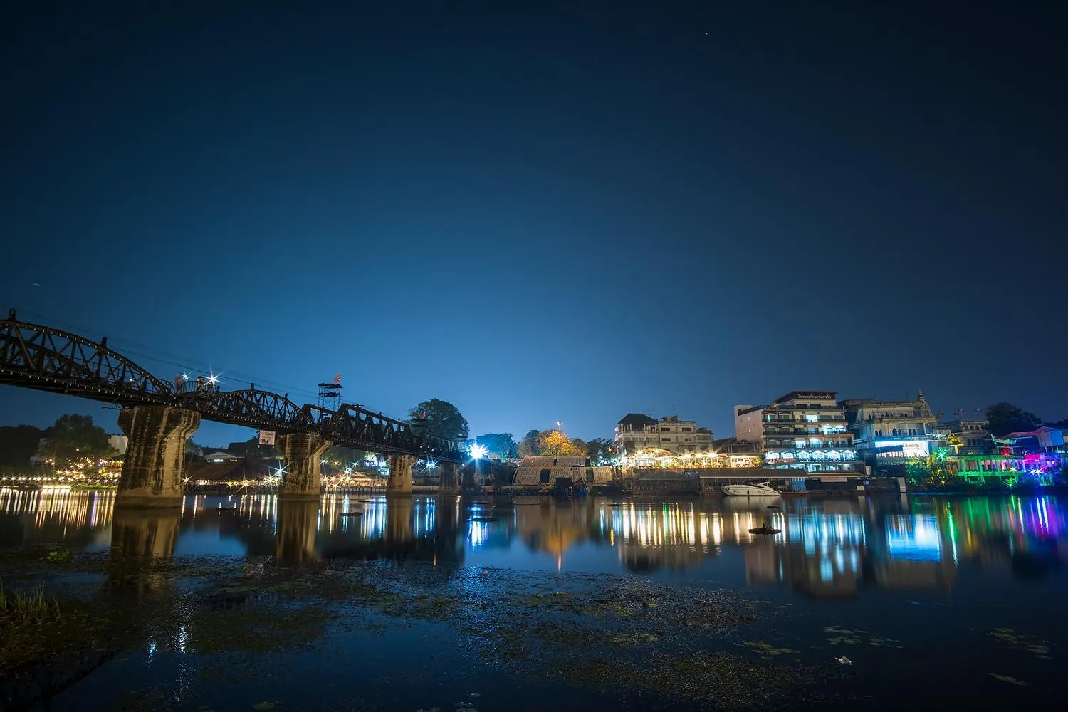 Night in River Kwai View Hotel Kanchanaburi