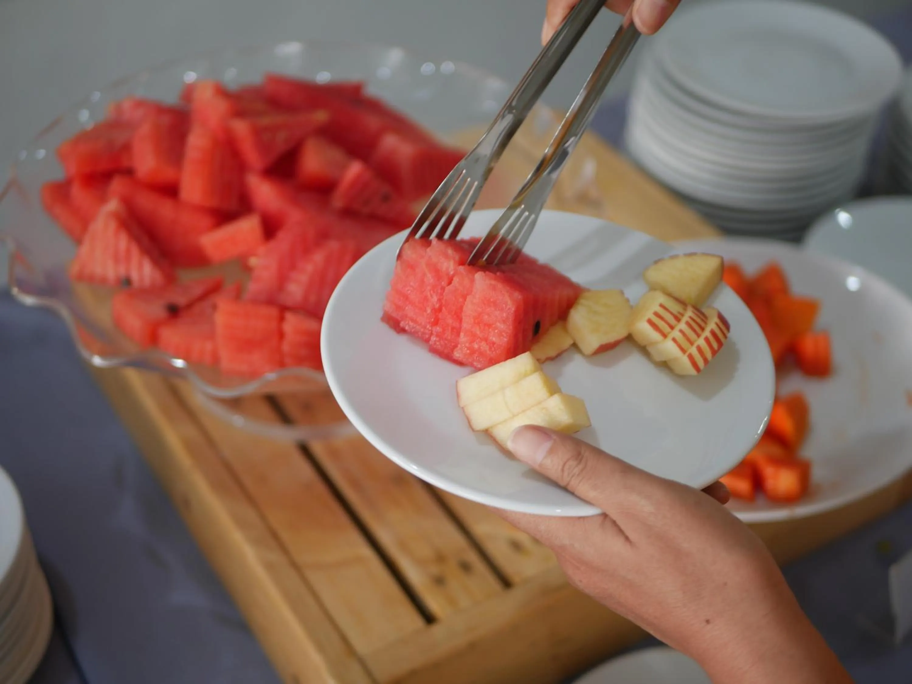 Breakfast in River Kwai View Hotel Kanchanaburi