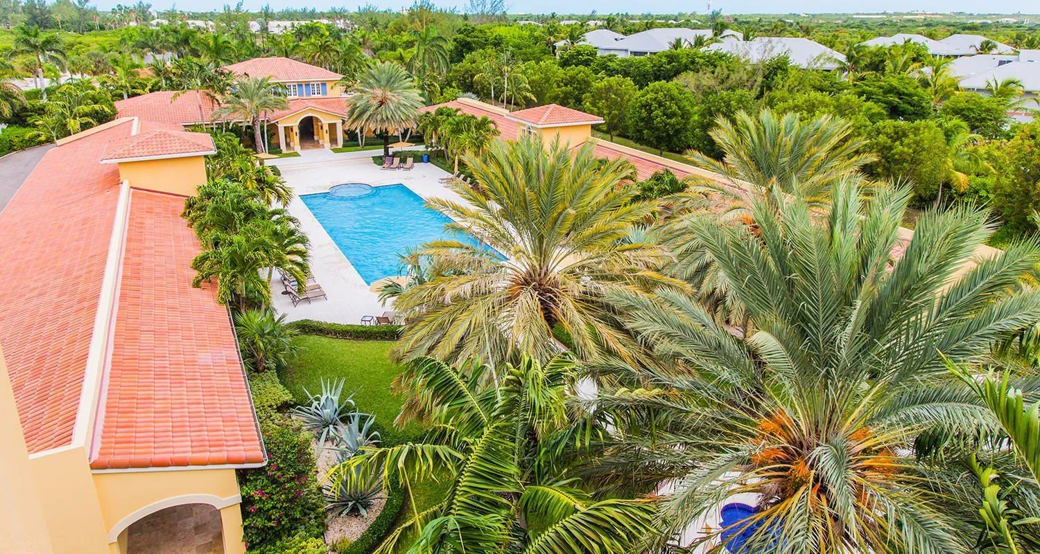 Bird's eye view in The Tuscany on Grace Bay