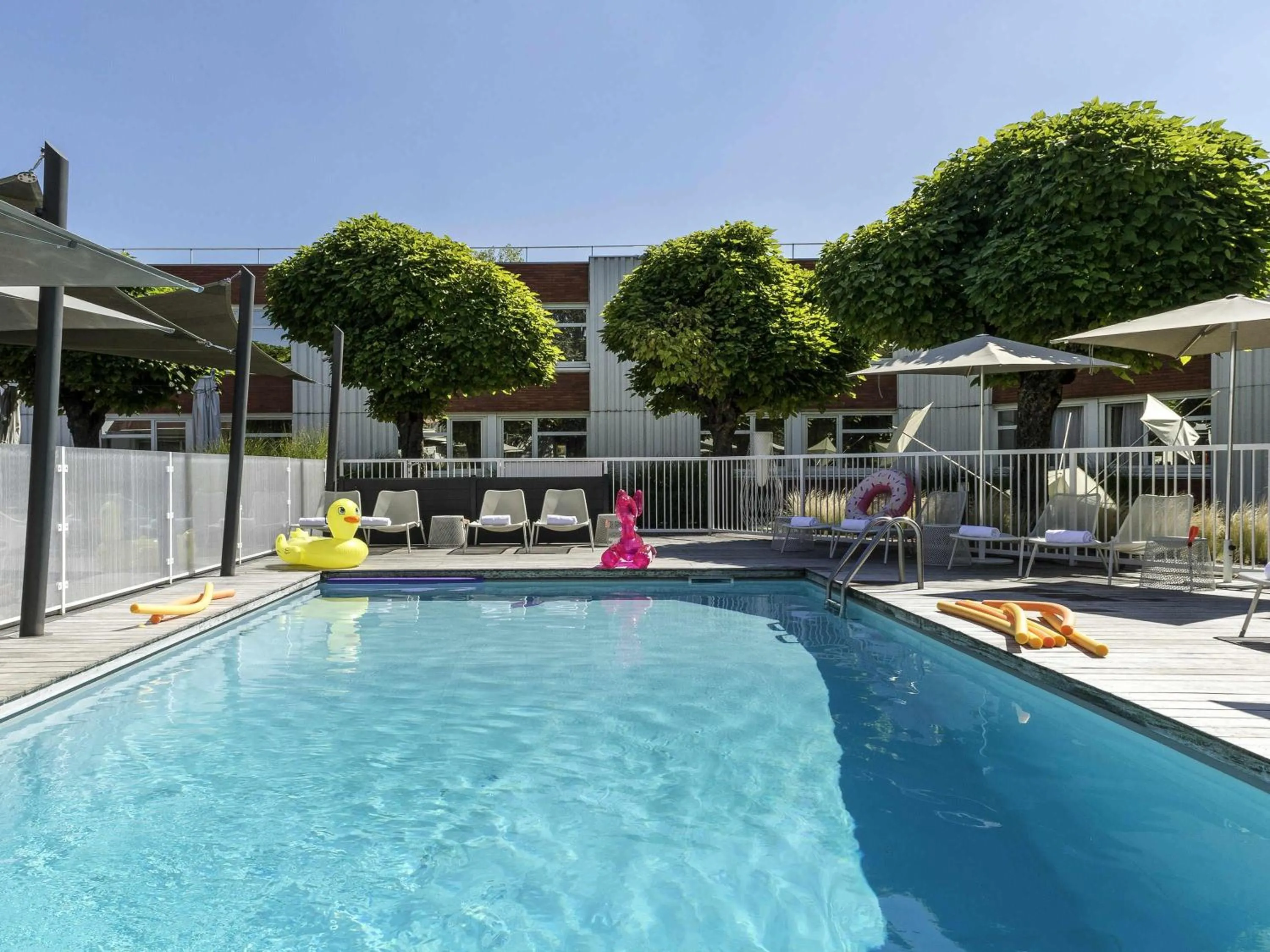 Pool view in Novotel Lyon Bron Meeting & Events