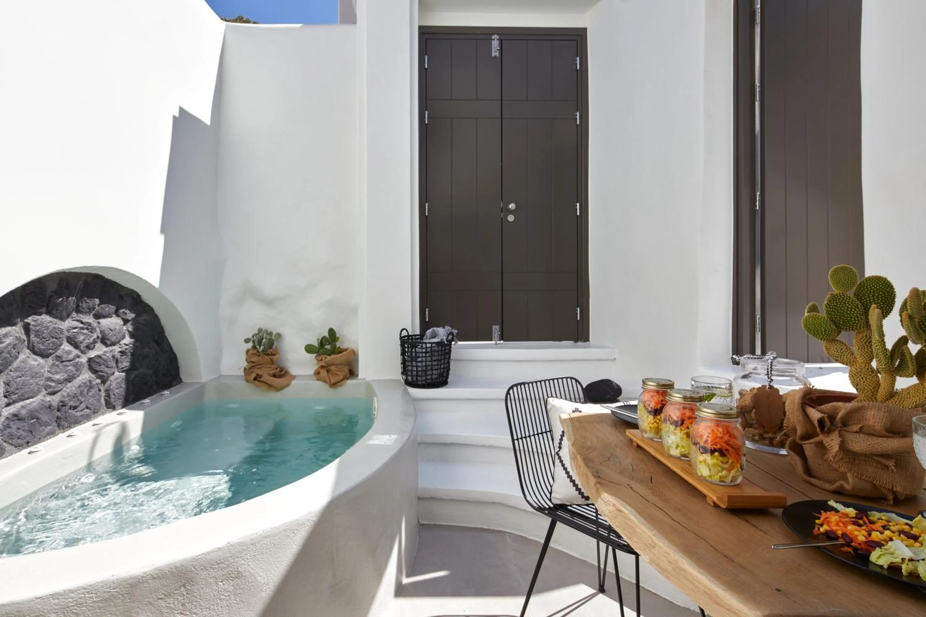 Patio in Floria Suites