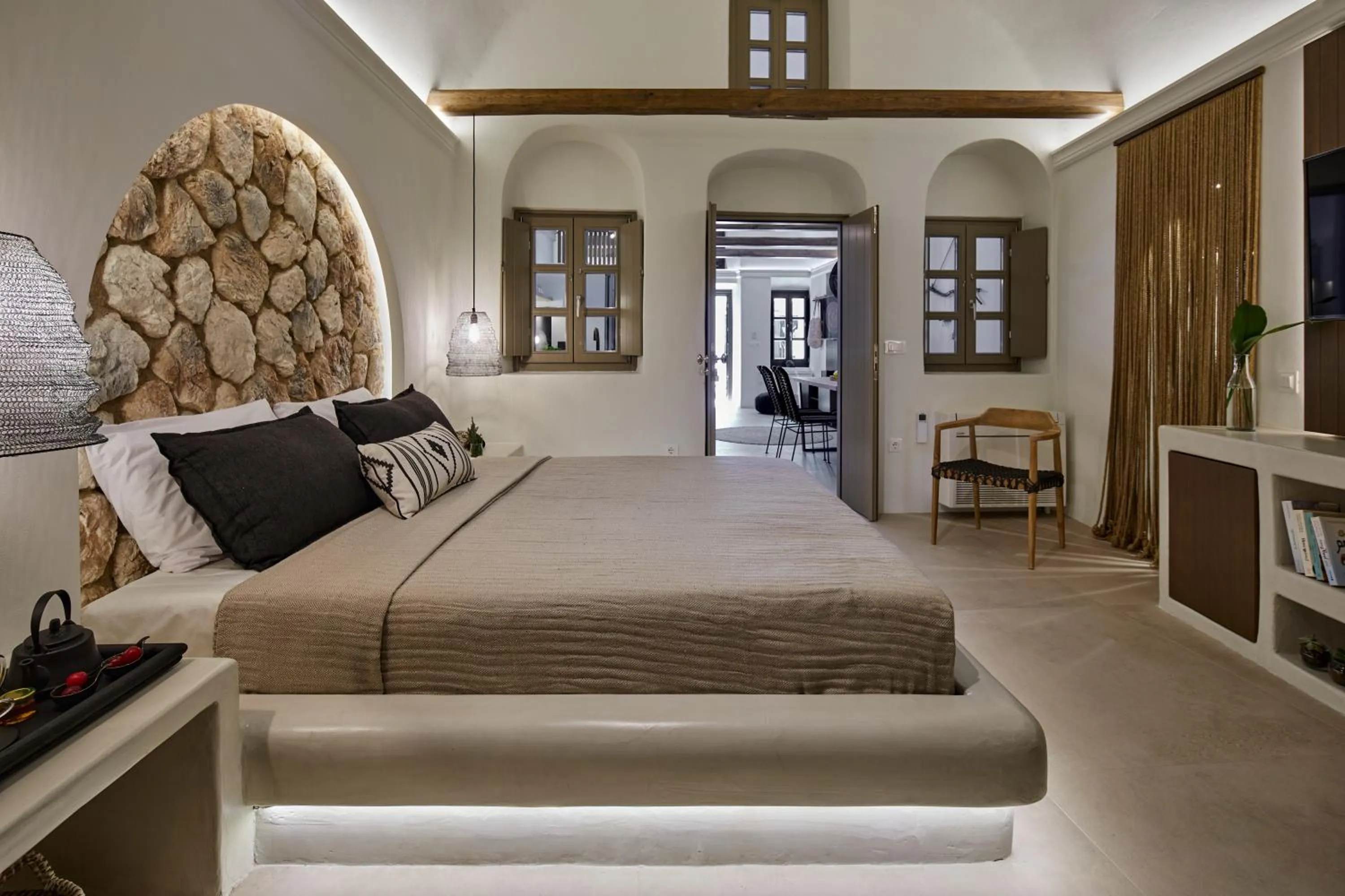 Bed in Floria Suites