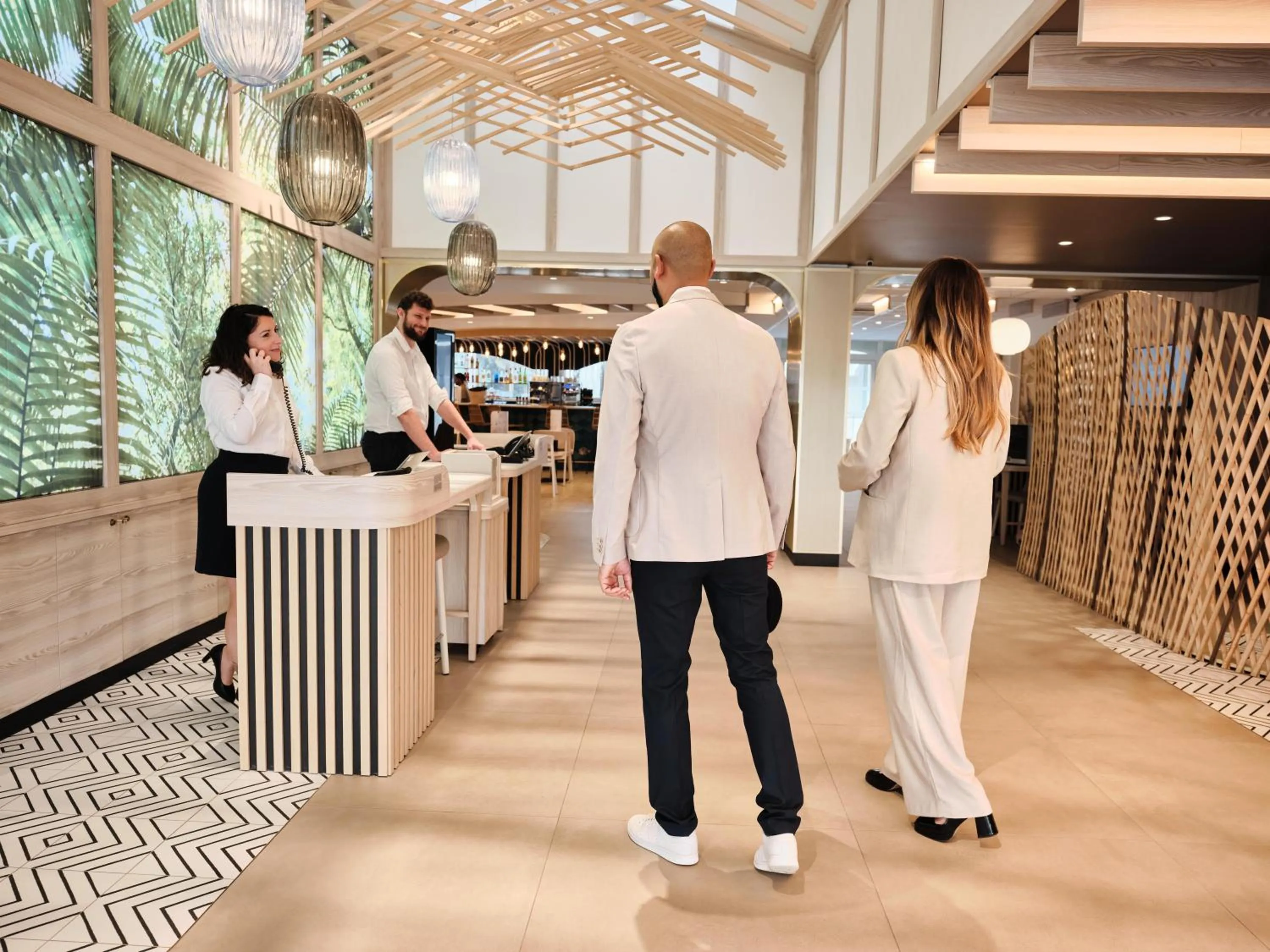 Lobby or reception in Novotel Montpellier