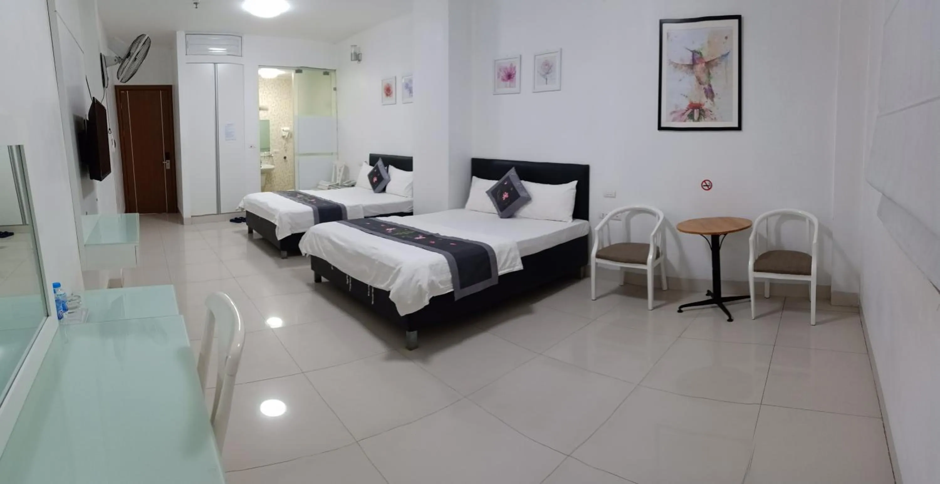 Bed in Linh Anh Hotel