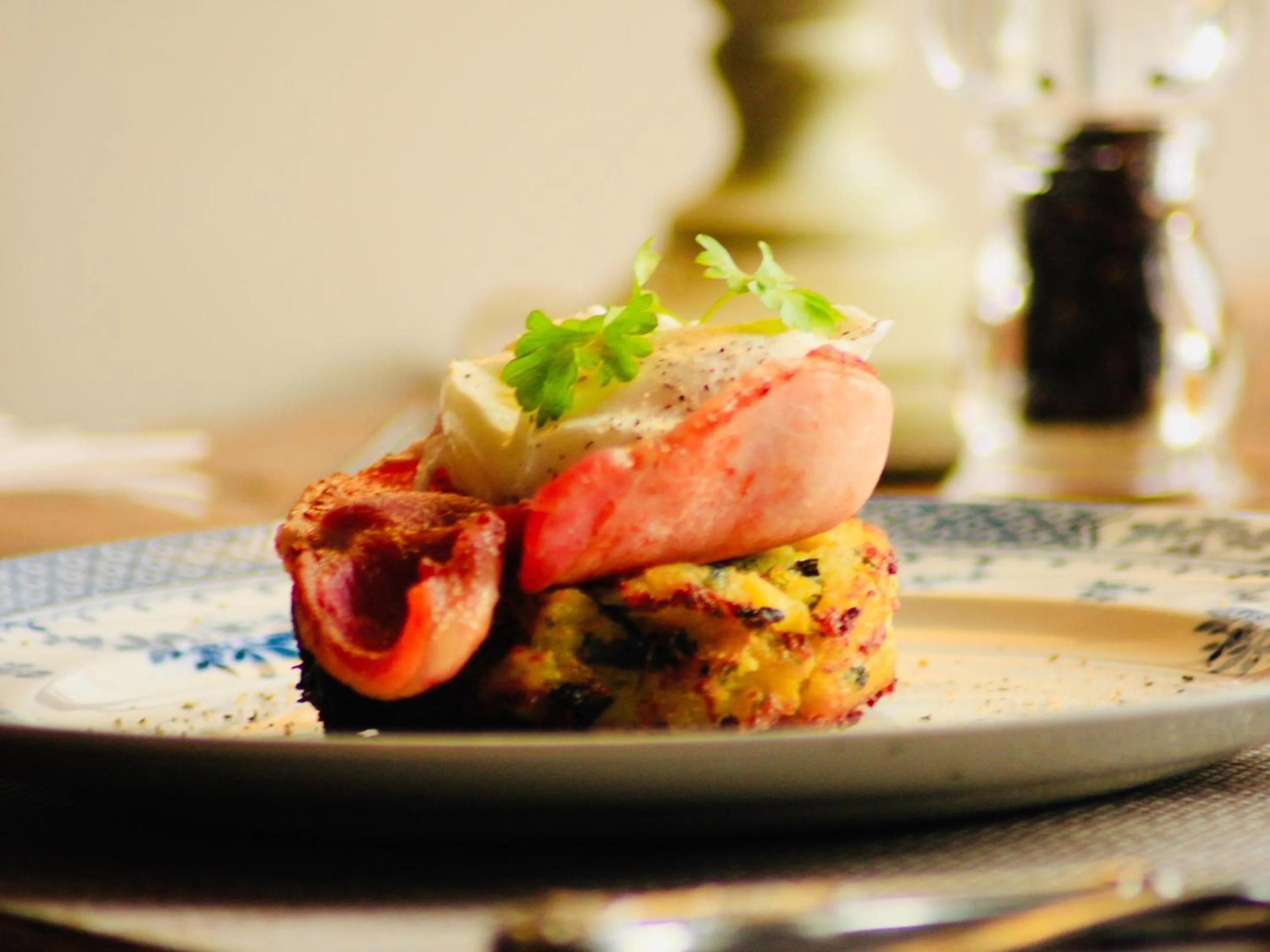 Dining area in The Bridge House