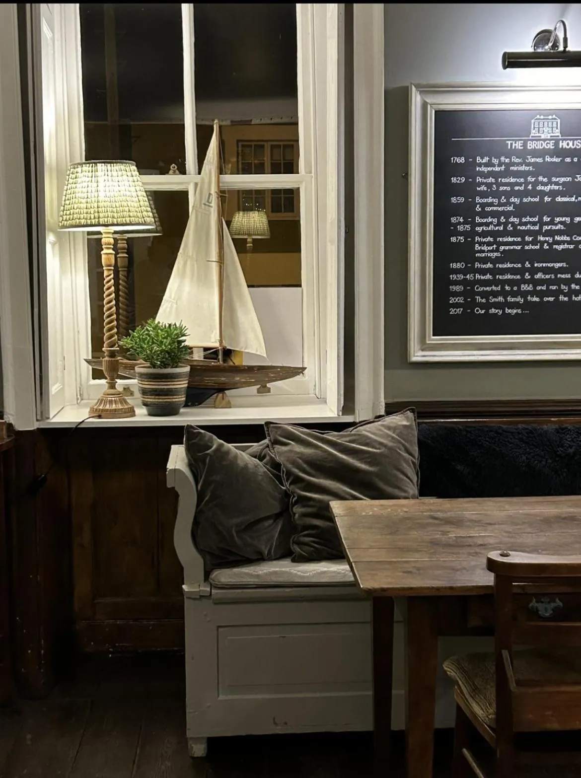 Lobby or reception in The Bridge House