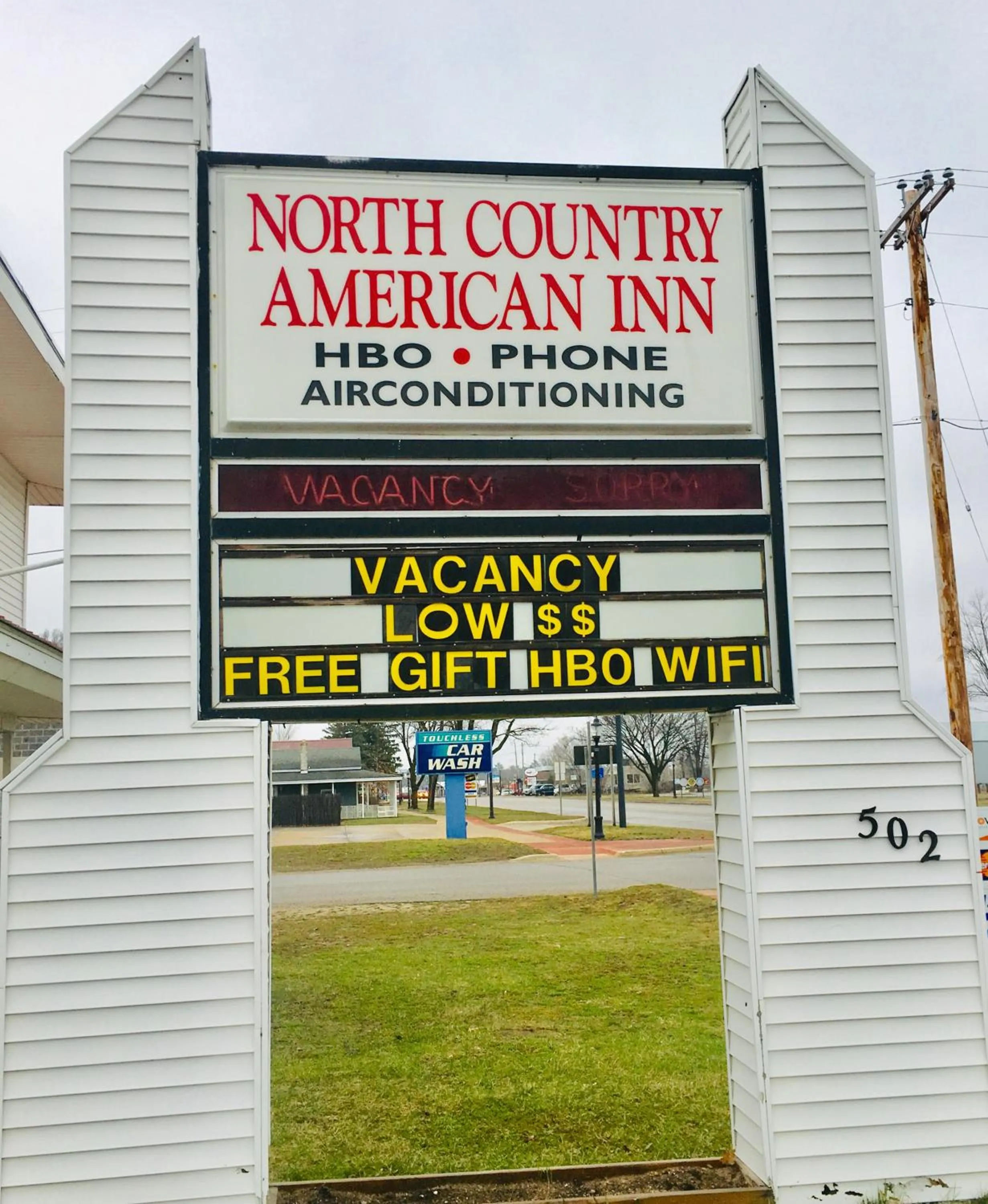 Property logo or sign in North Country American Inn