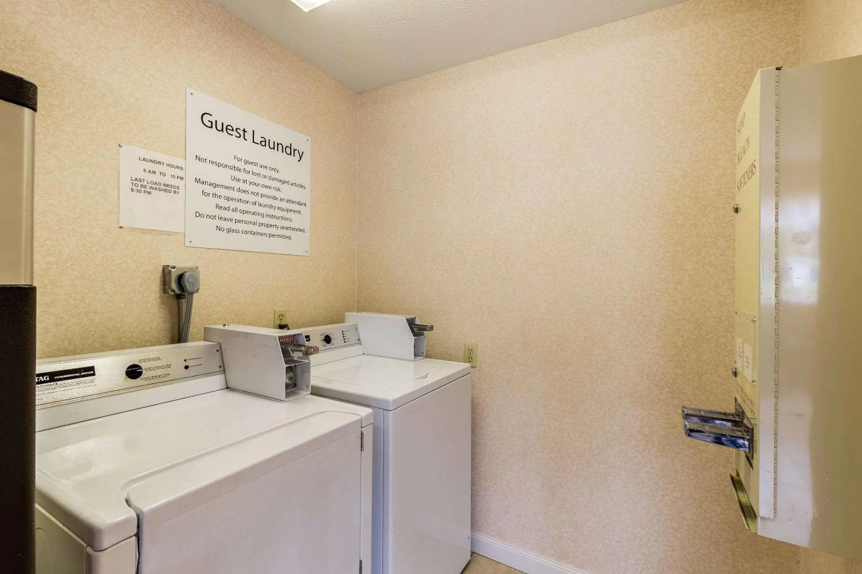 On site in Rodeway Inn