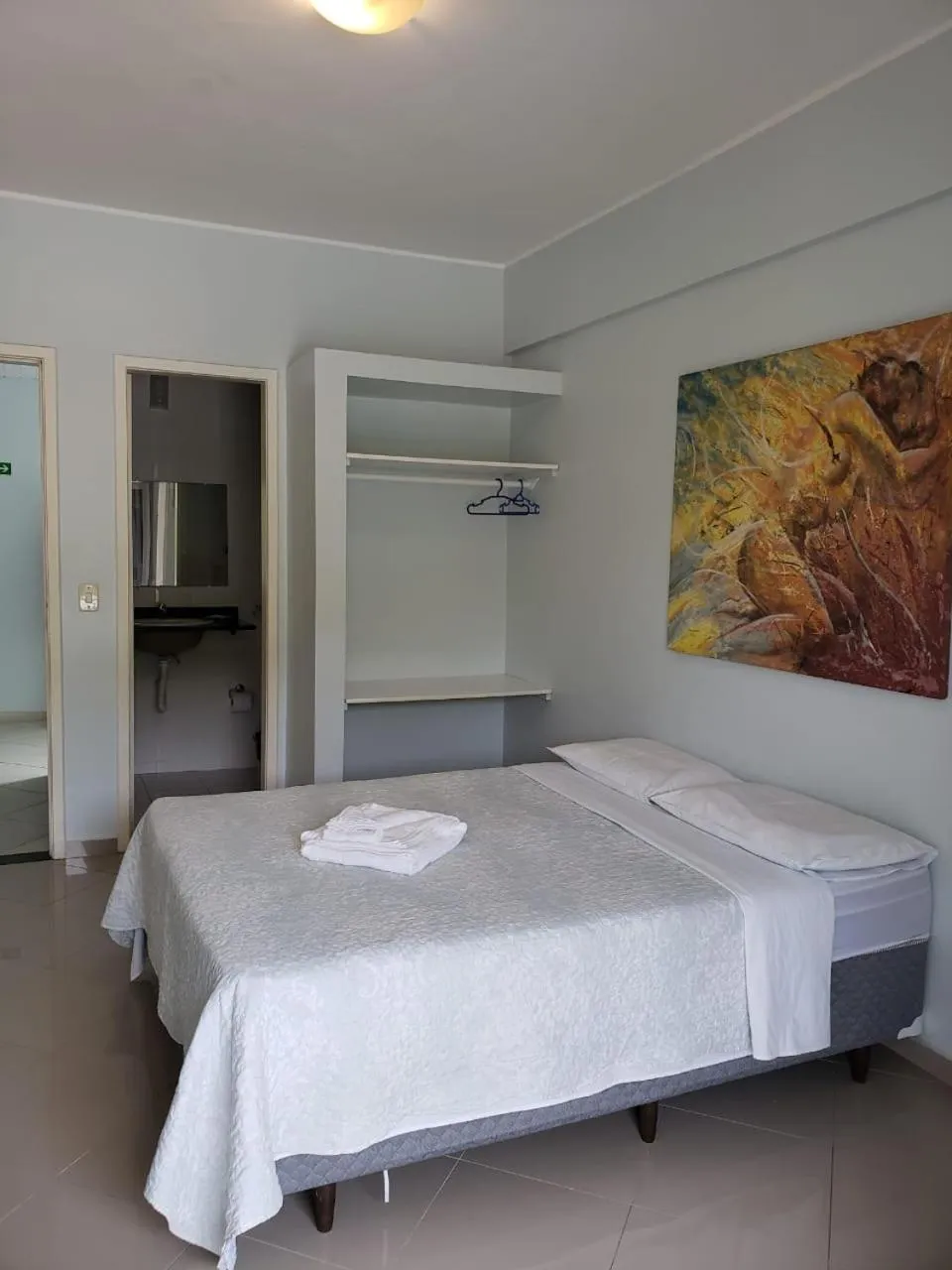 Bed in Pousada Casa da Praia