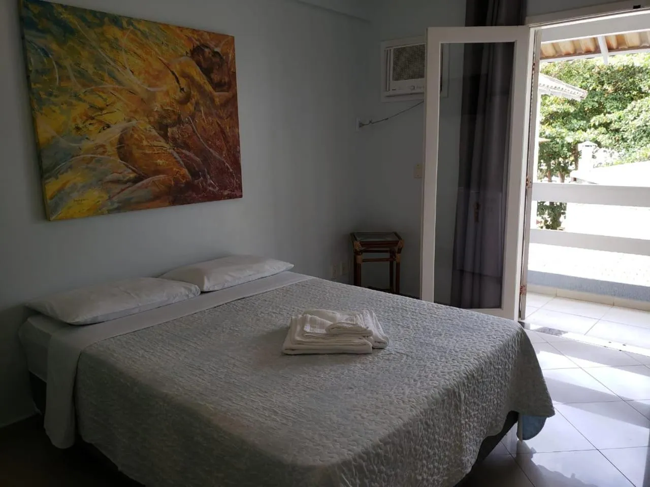 Bed in Pousada Casa da Praia