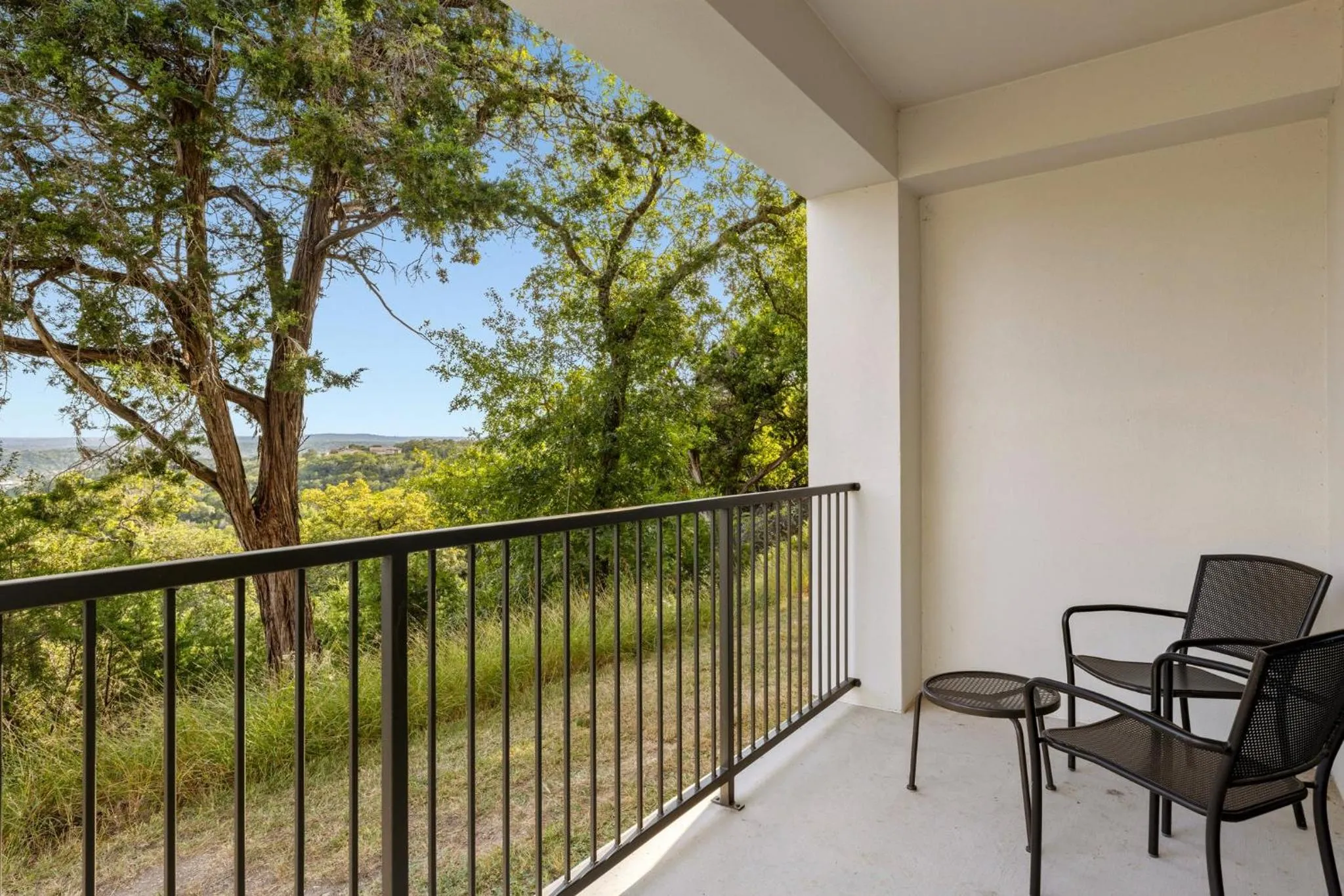 Balcony/Terrace in WorldMark Hunt – Stablewood Springs Resort